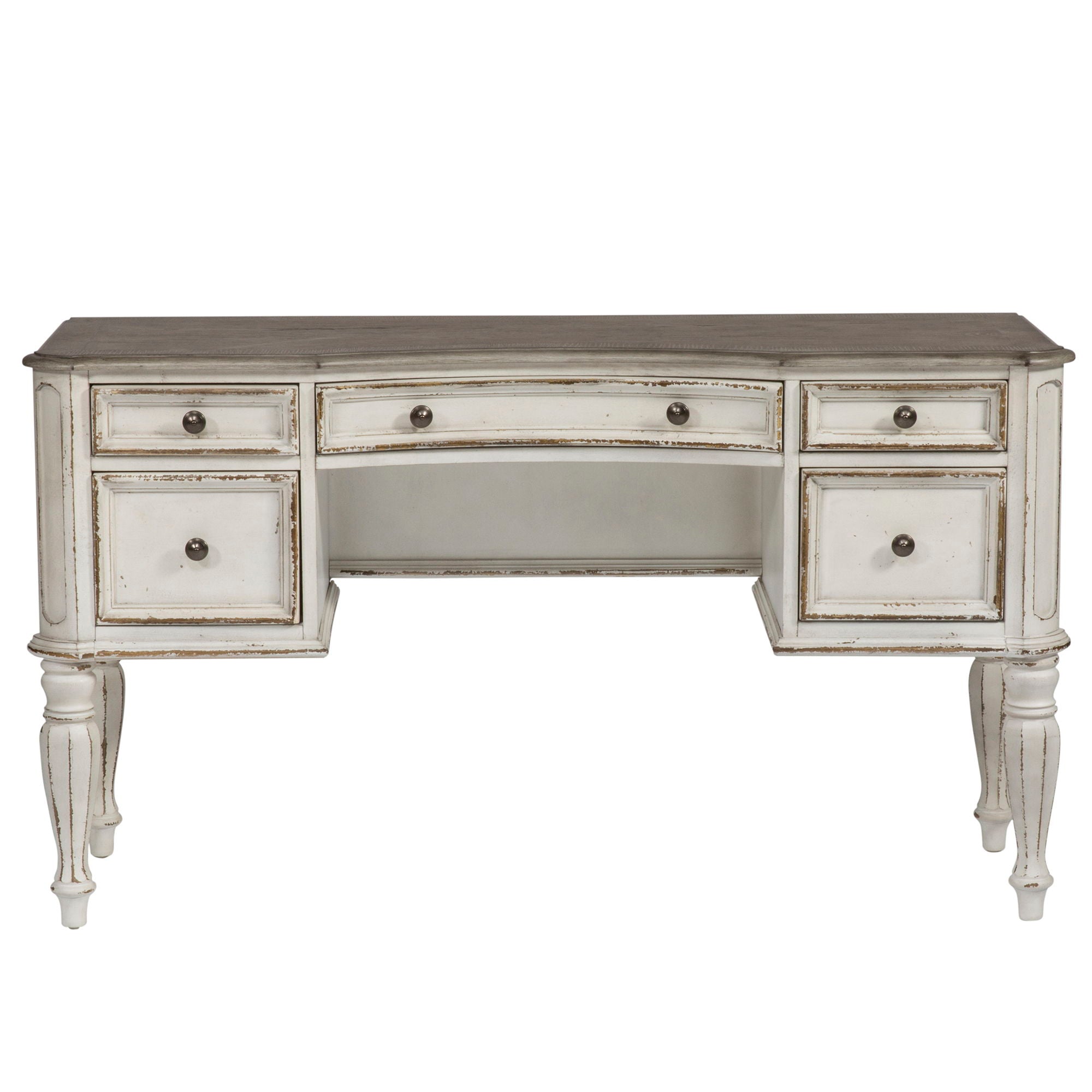 Liberty Furniture Magnolia Manor - Vanity Desk - White | Meri Furniture