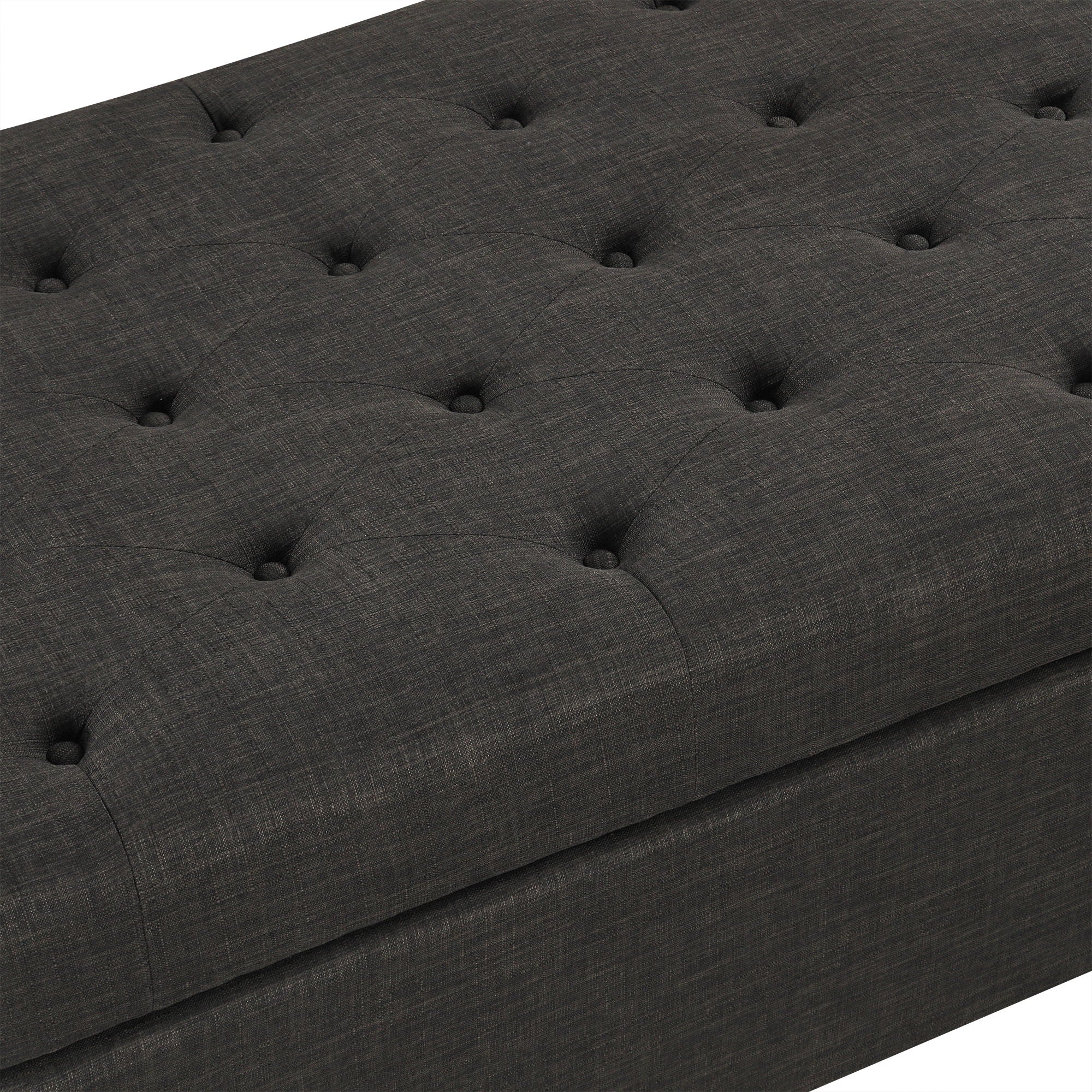 Convertible Folding Sofa Bed Ottoman With Memory Mattress And Tufted Design