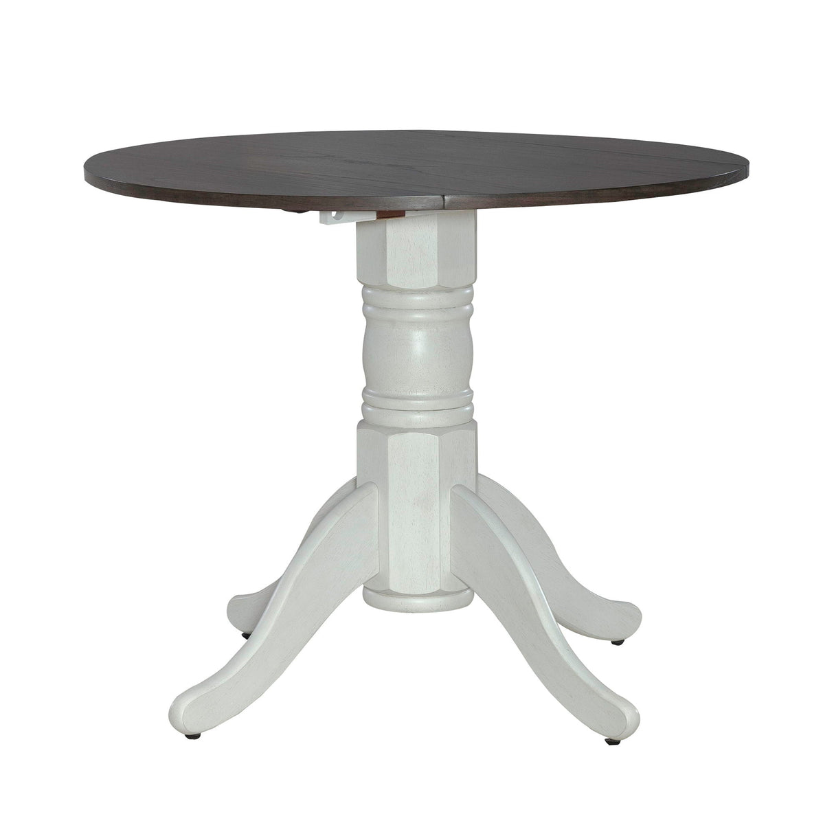Liberty Furniture Brook Bay - Drop Leaf Table - White | Meri Furniture