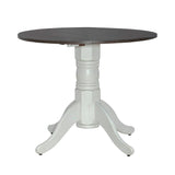 Liberty Furniture Brook Bay - Drop Leaf Table - White | Meri Furniture