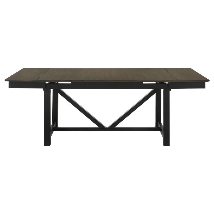 Coaster Fine Furniture Malia - Refractory Extension Leaf Dining Table Set | Meri Furniture