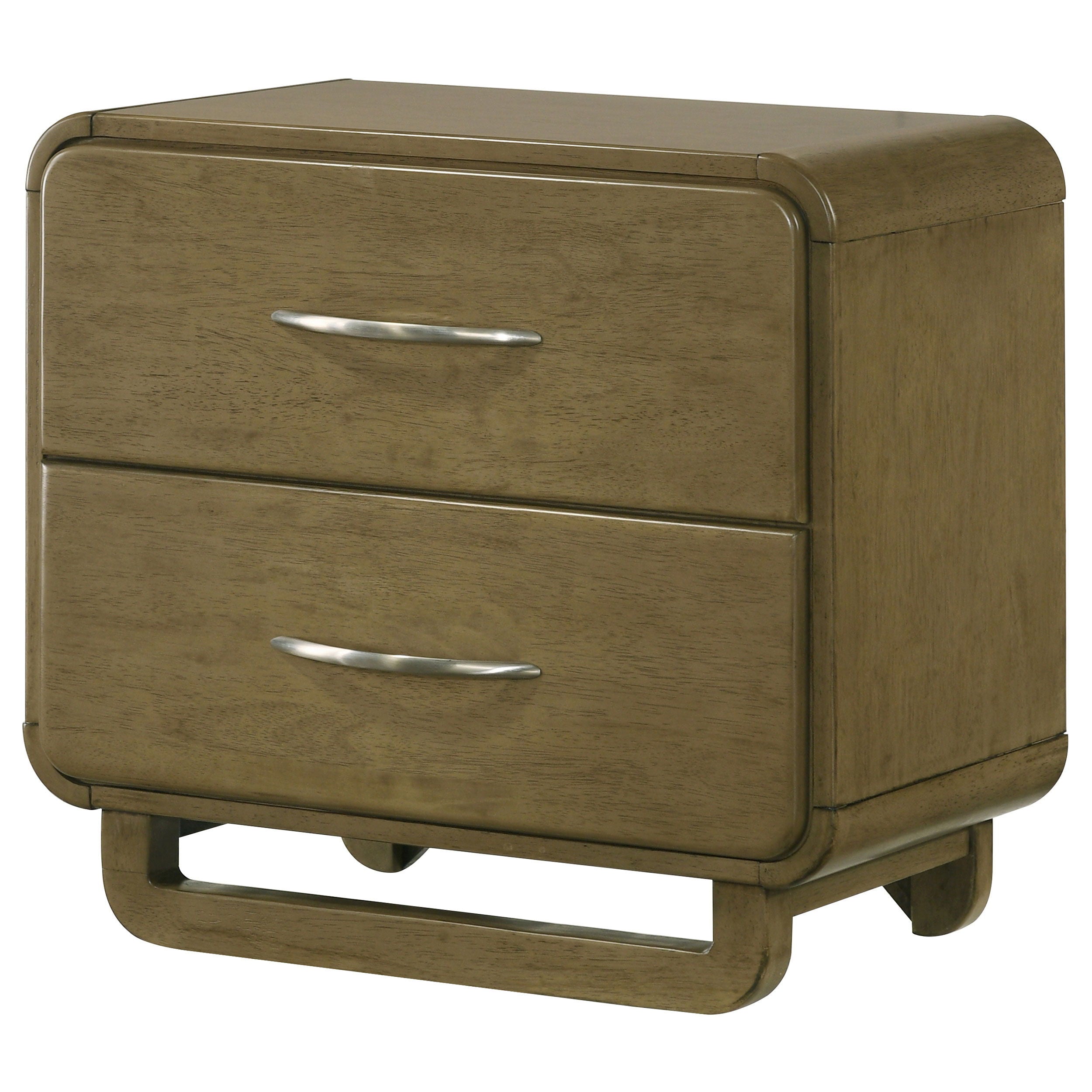 Coaster Fine Furniture Amsbury - 2-Drawer Nightstand Bedside Table - Nutmeg | Meri Furniture