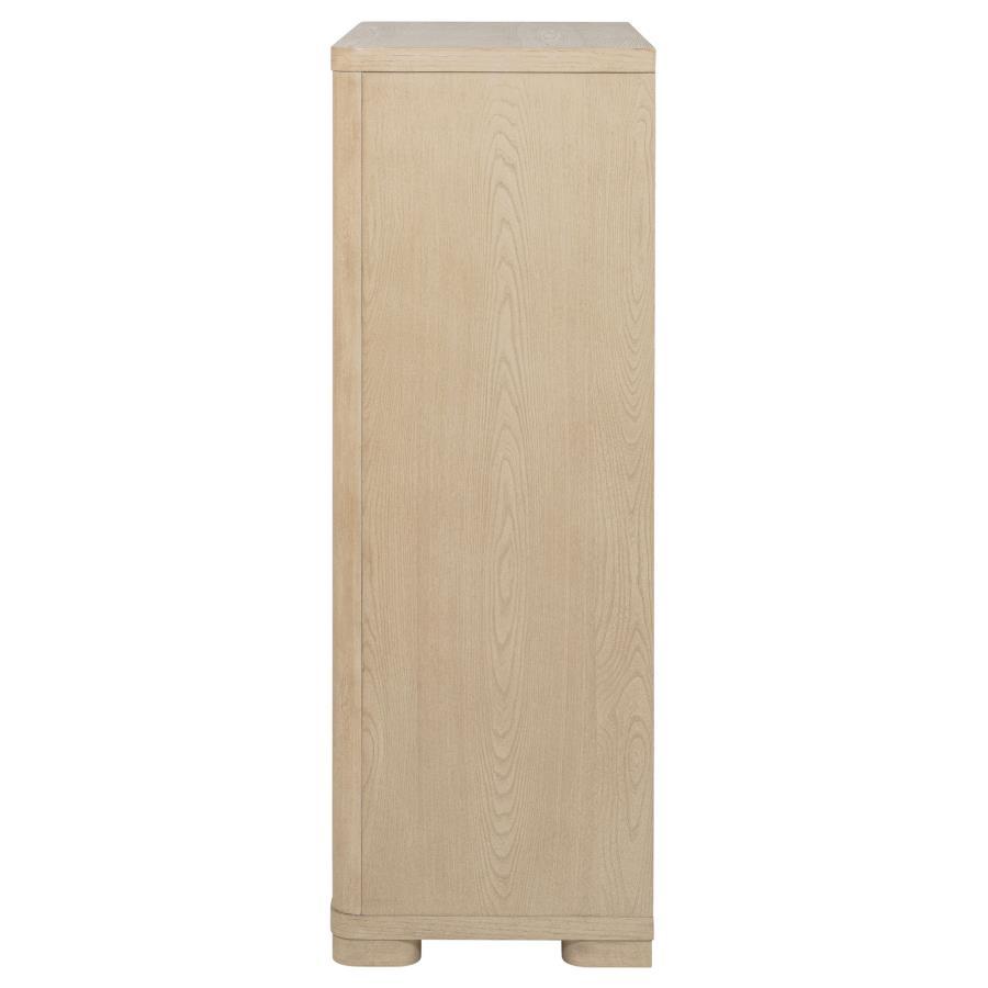 Ladera - 5-Drawer Bedroom Chest Of Drawers - Light Elm