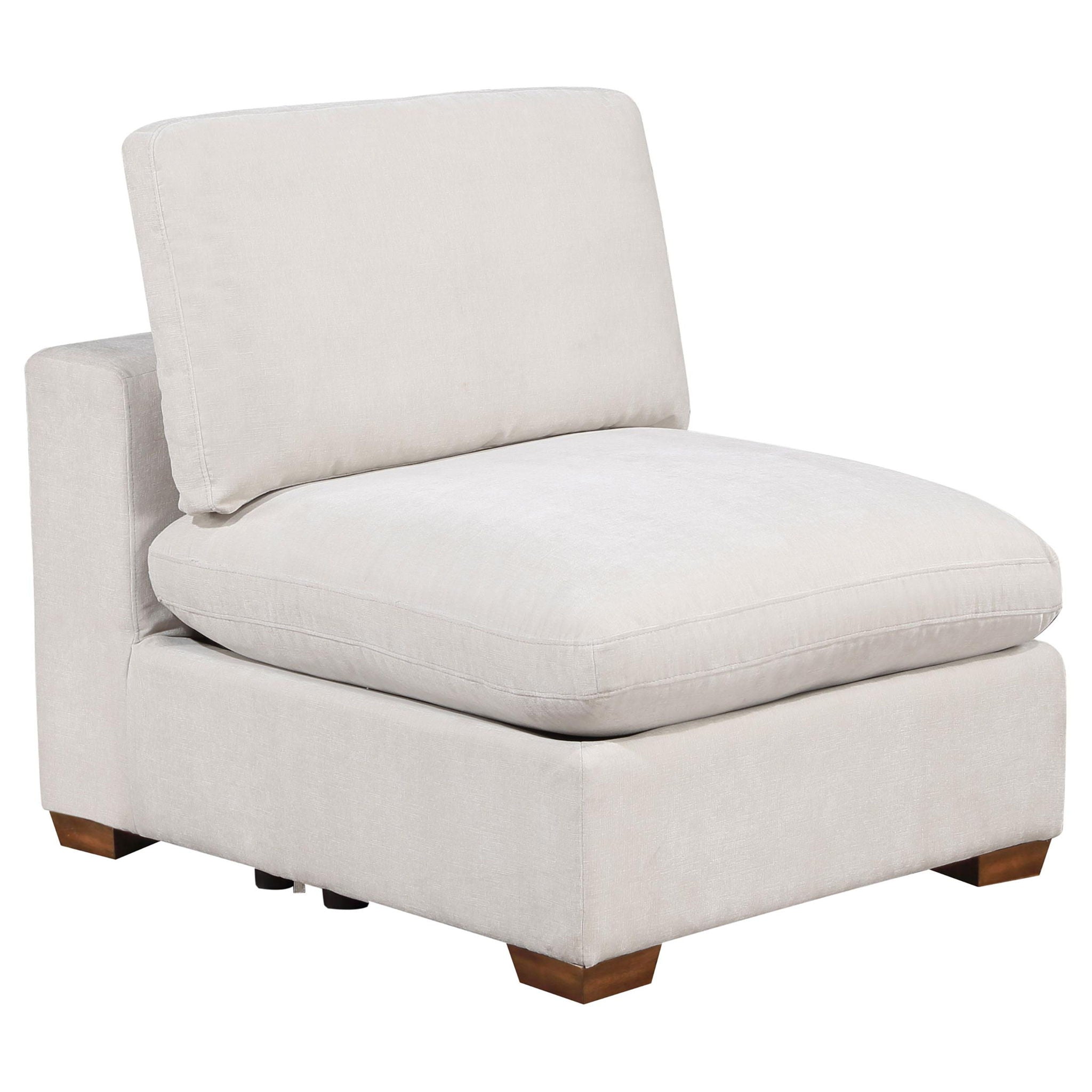 Lakeview 6-piece Upholstered Modular Sectional Sofa Ivory