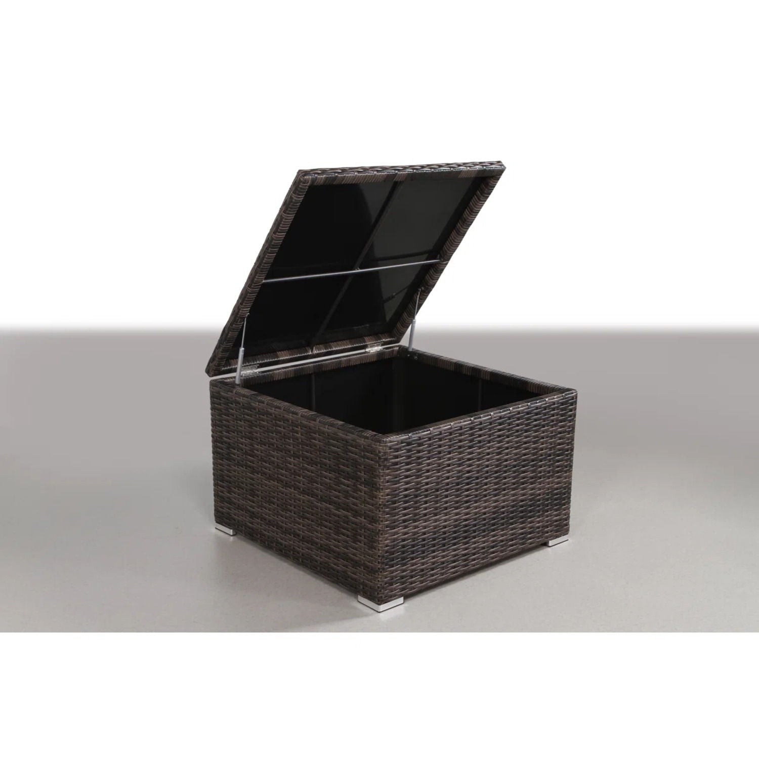 Modern Patio Rattan Sectional Set With Cushions