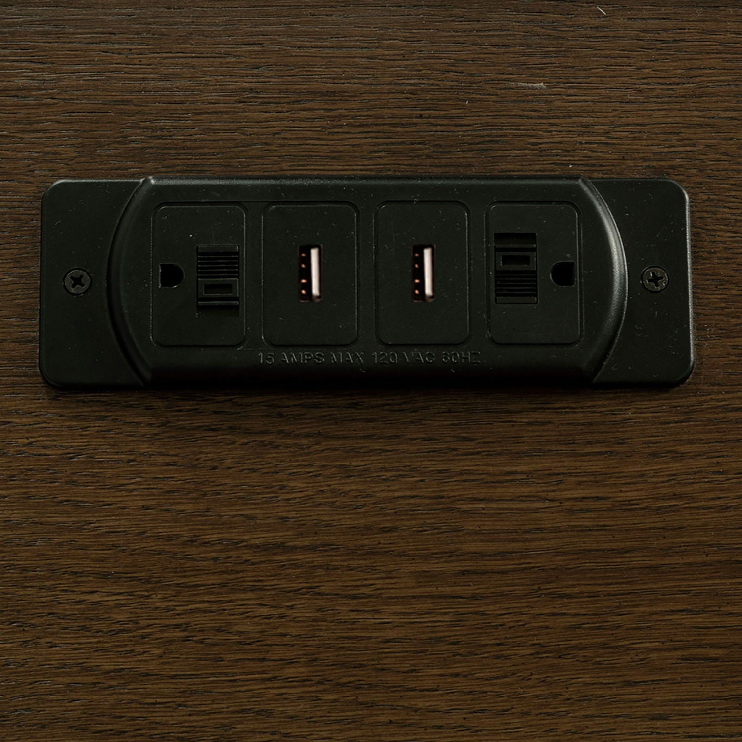 Stigham - 5 Drawer Credenza Office Desk - Oak