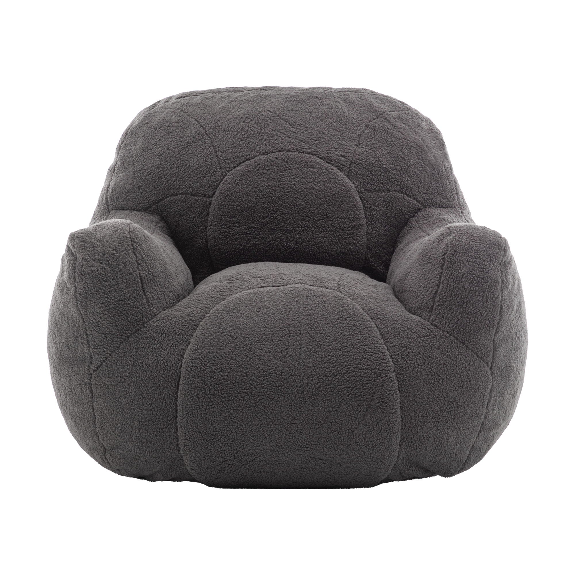 Comfy Bean Bag Chair With Filler, Fluffy And Cozy Seating