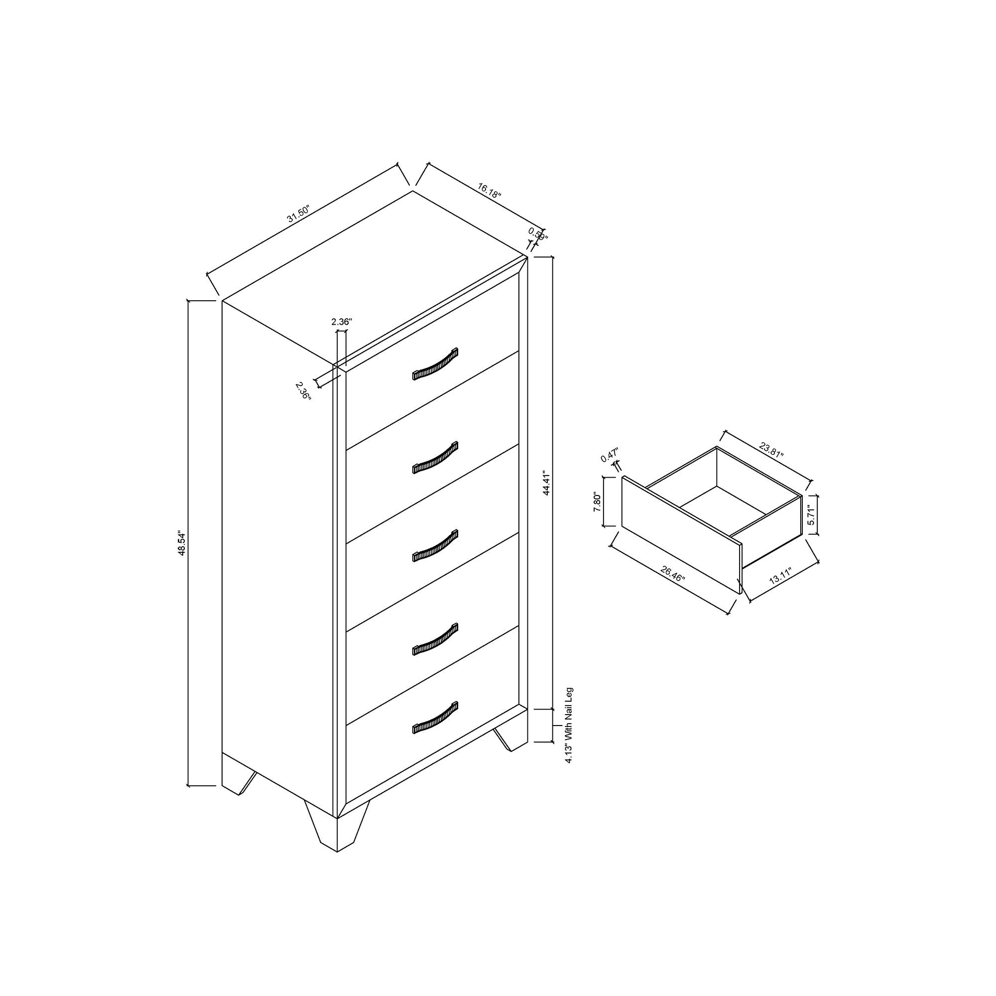 Carlos - Chest - Black