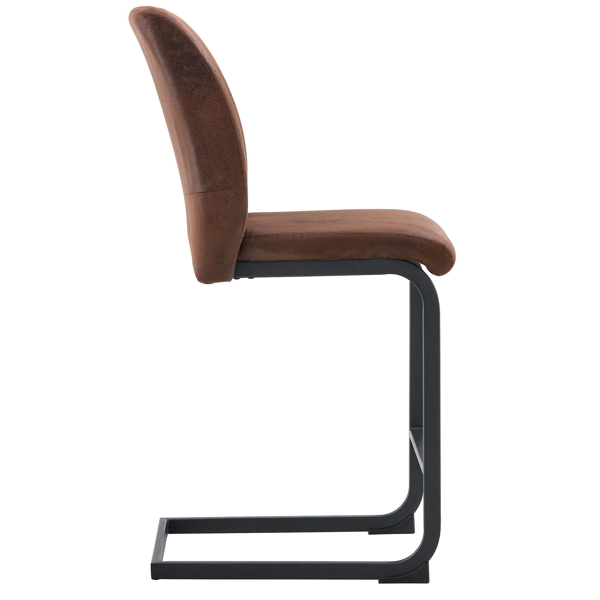 Modern Chairs With Cushions And Metal Legs (Set of 2)