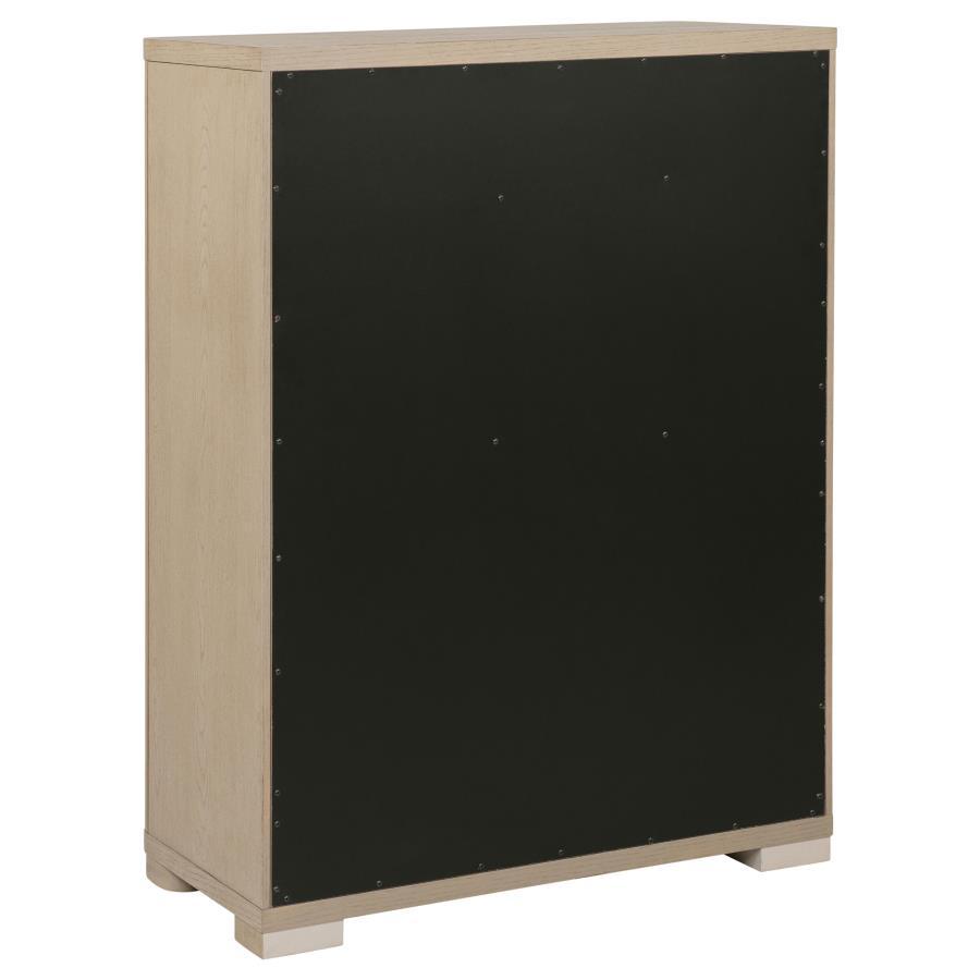 Ladera - 5-Drawer Bedroom Chest Of Drawers - Light Elm