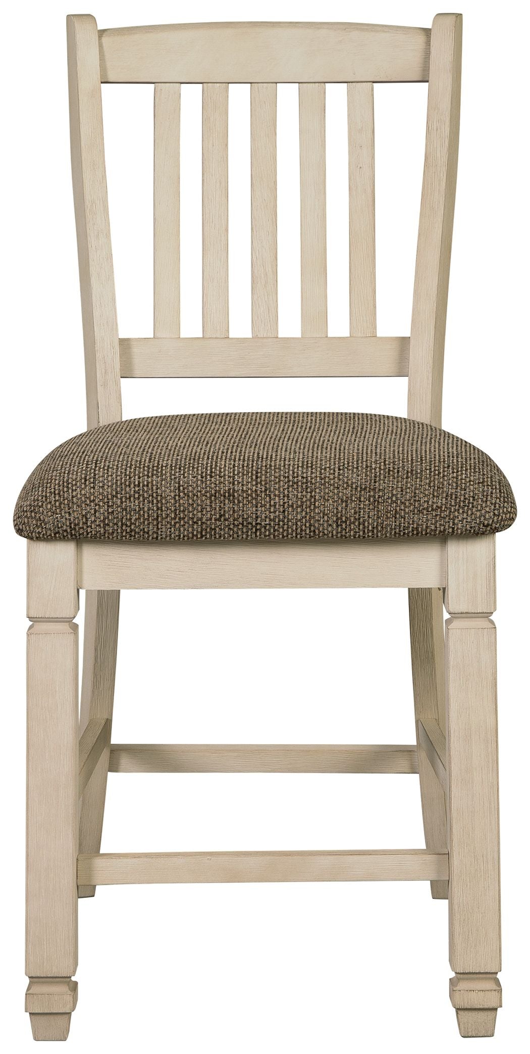 Signature Design by Ashley® Bolanburg - Beige - Upholstered Barstool (Set of 2) | Meri Furniture