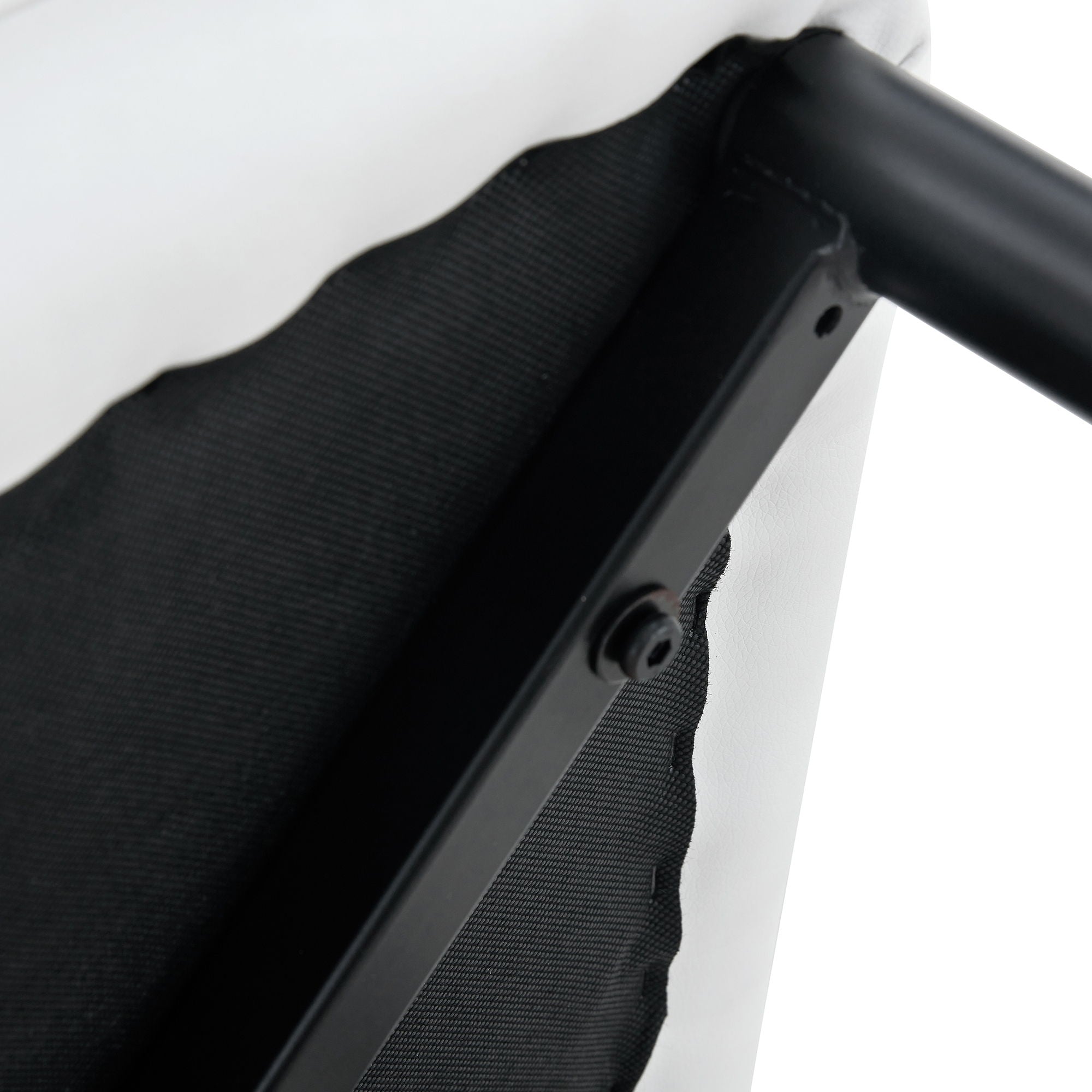 4 Modern Dining Chairs With Stylish Patterned Backrest And Metal Legs