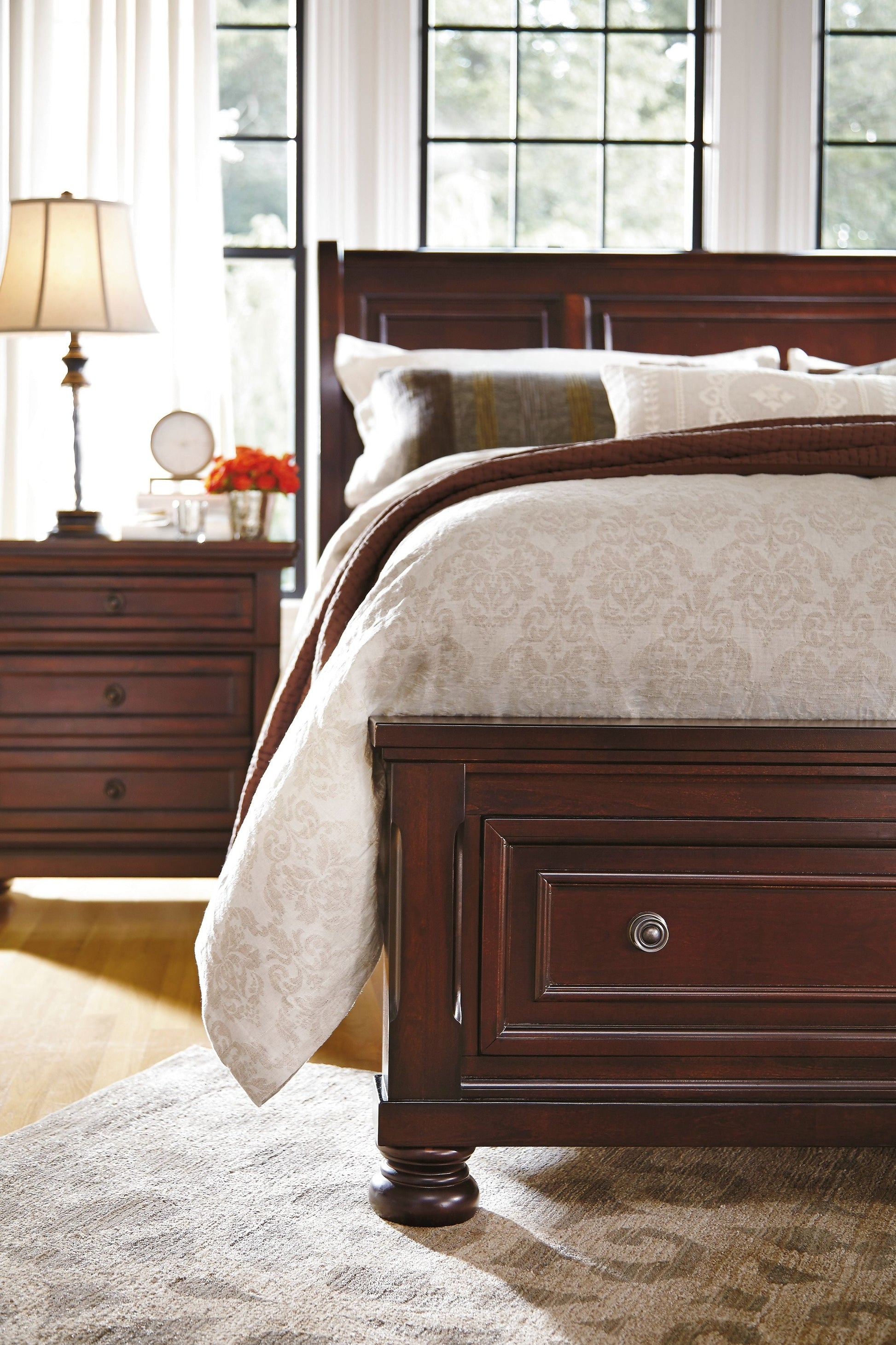 Millennium® by Ashley Porter - Sleigh Bedroom Set | Meri Furniture
