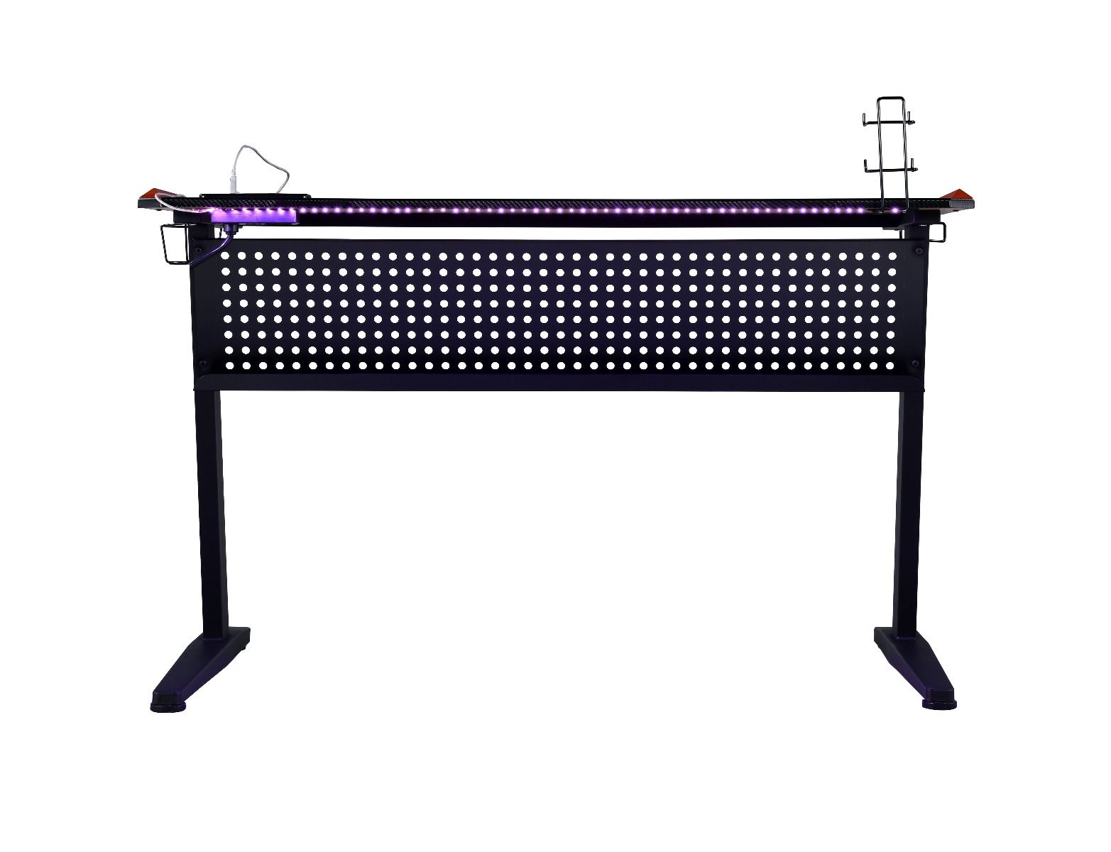 Dragi - Gaming Desk With USB - Black & Red