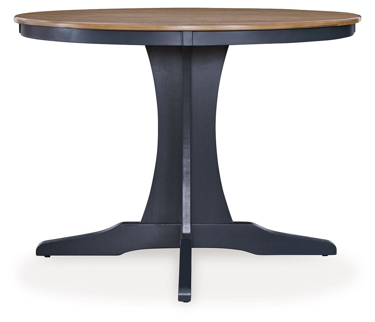 Signature Design by Ashley® Landocken - Brown / Blue - Round Dining Room Table | Meri Furniture