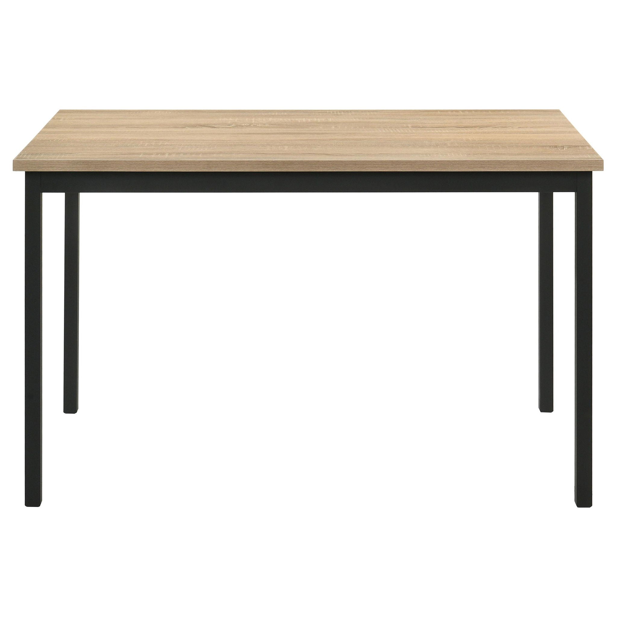 Garza 5-piece Rectangular Dining Table Greige Oak