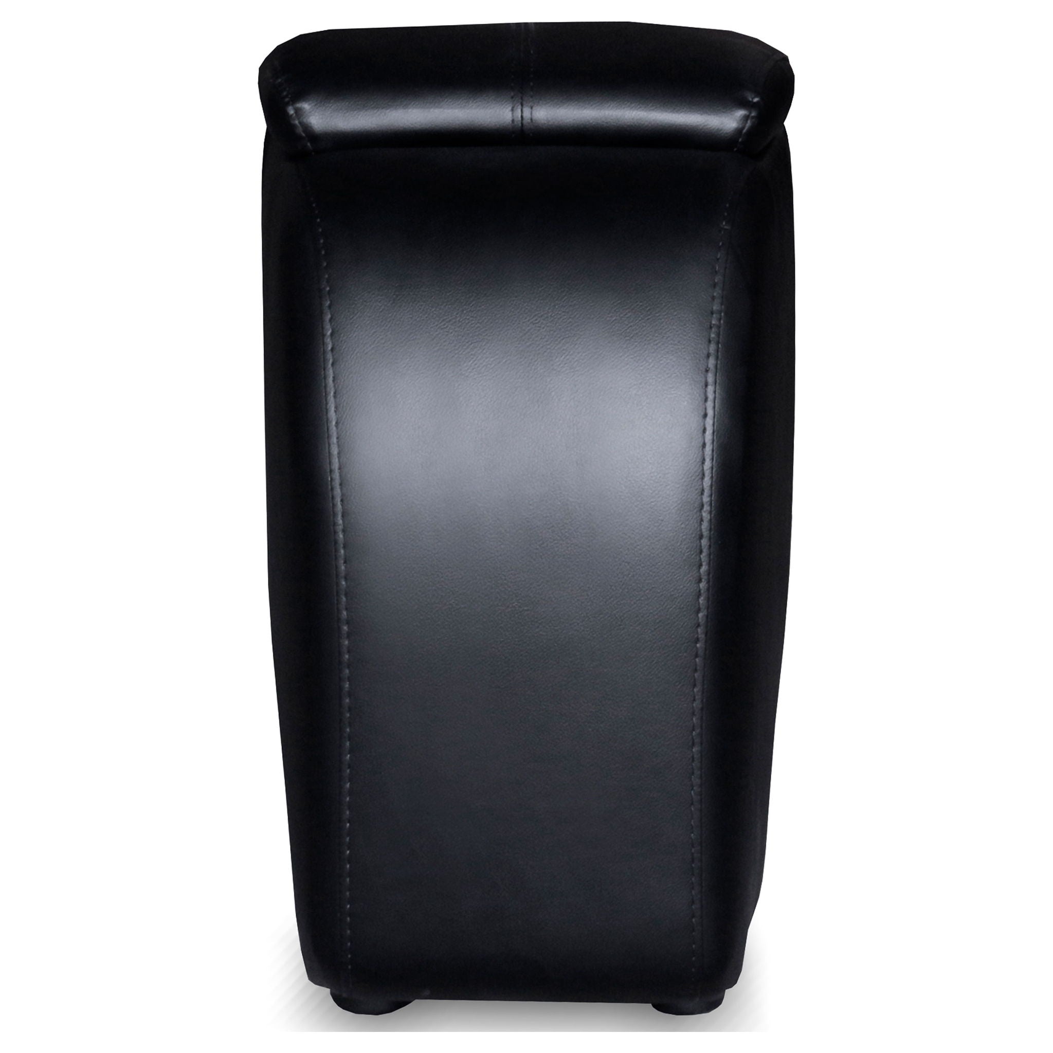 Franky - 7 Piece Seater Home Theater Set, Reclining Chairs & Storage Consoles - Black