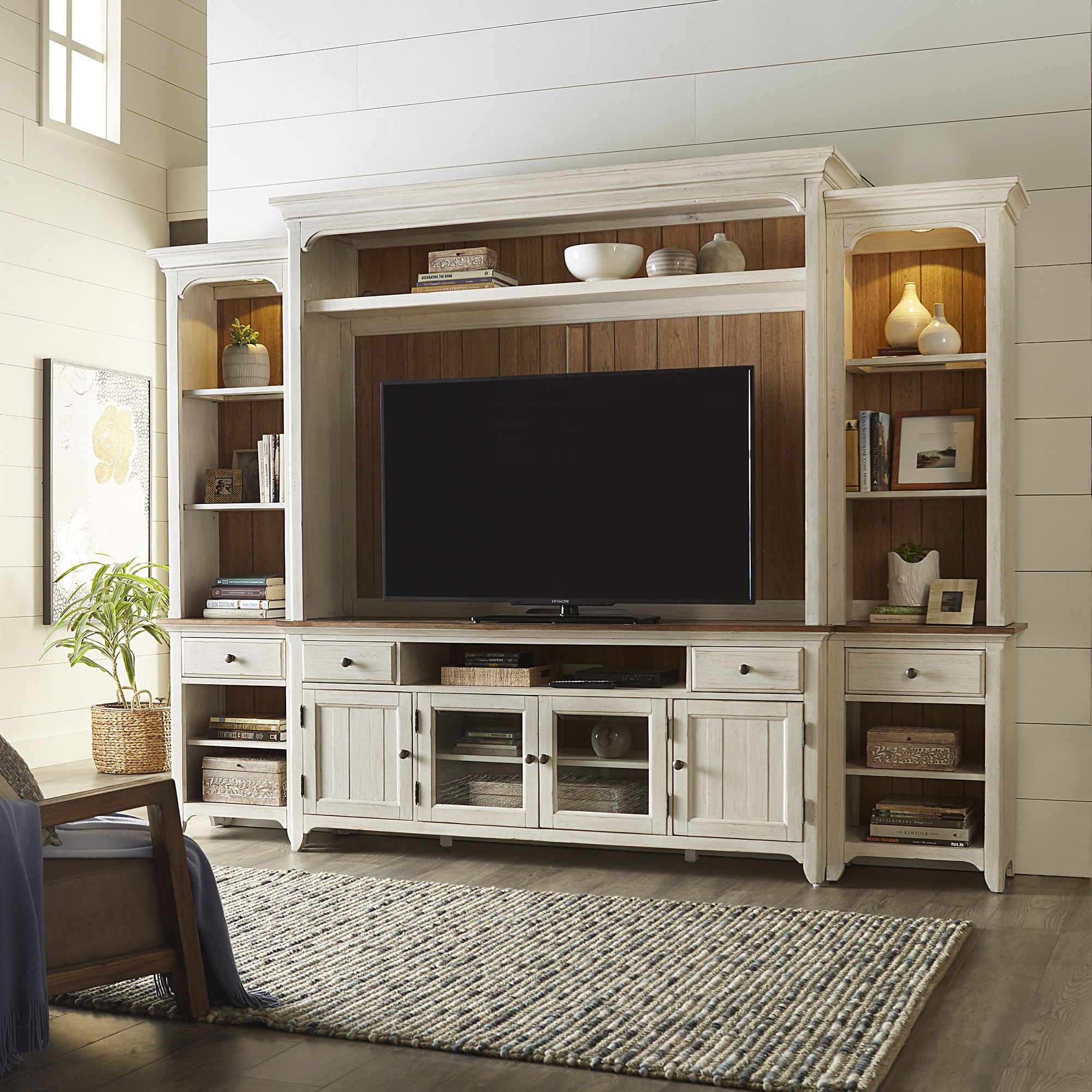 Liberty Furniture Farmhouse Reimagined - Entertainment Center | Meri Furniture