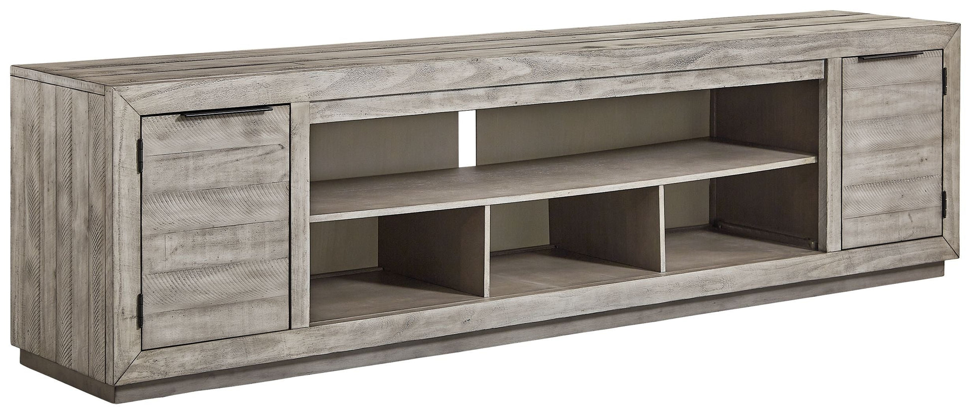 Signature Design by Ashley® Naydell - Gray - XL TV Stand W/Fireplace Option | Meri Furniture