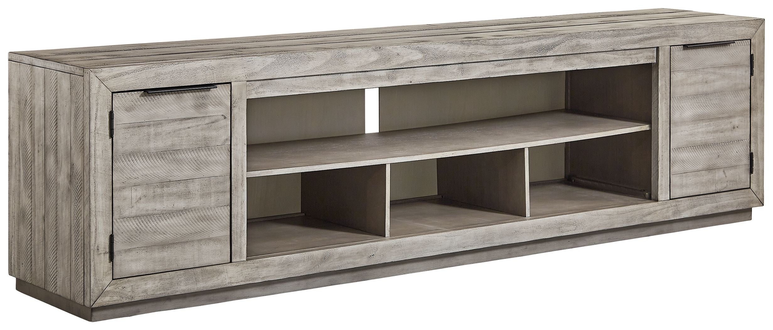 Signature Design by Ashley® Naydell - Gray - XL TV Stand W/Fireplace Option | Meri Furniture