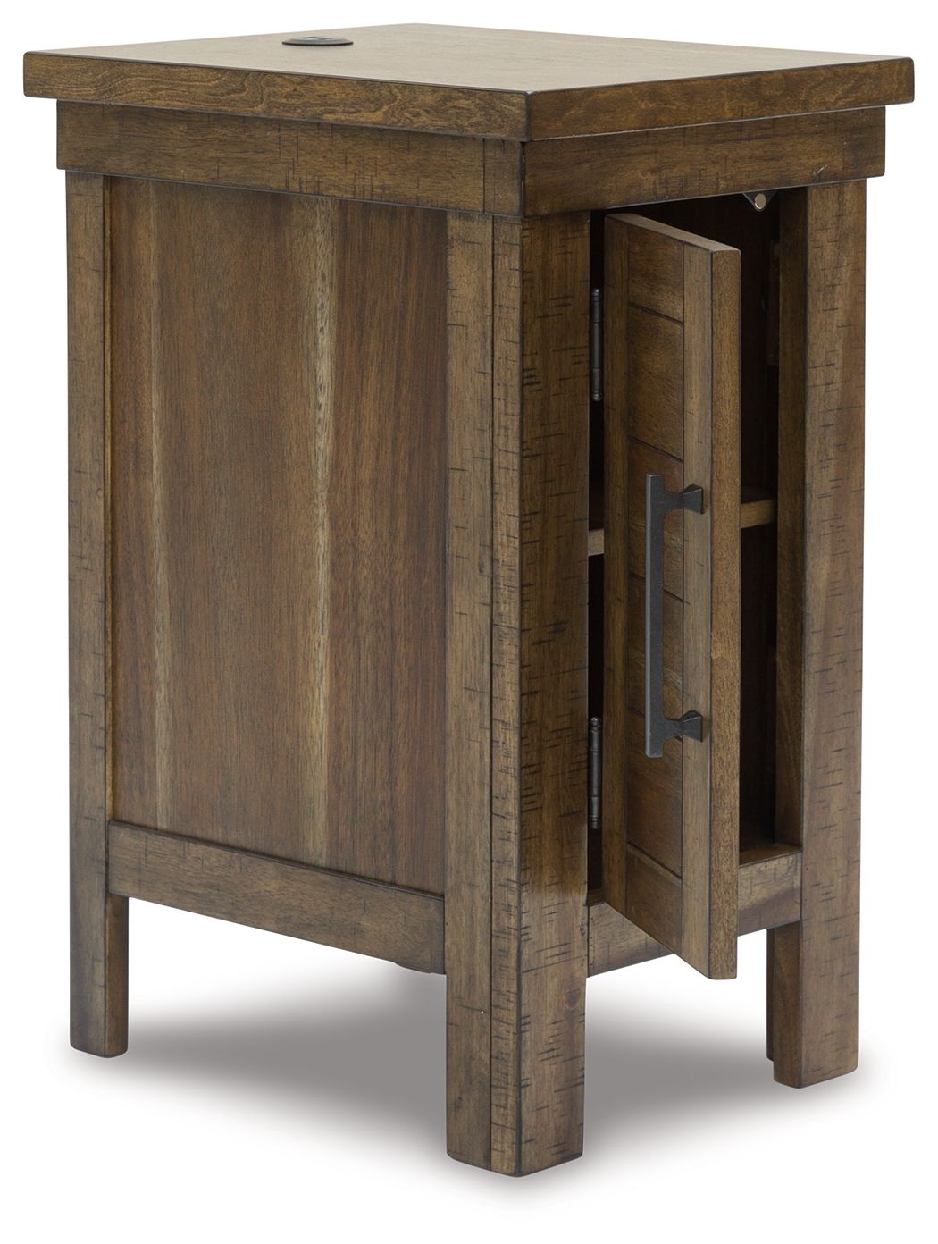 Signature Design by Ashley® Moriville - Grayish Brown - Chair Side End Table | Meri Furniture