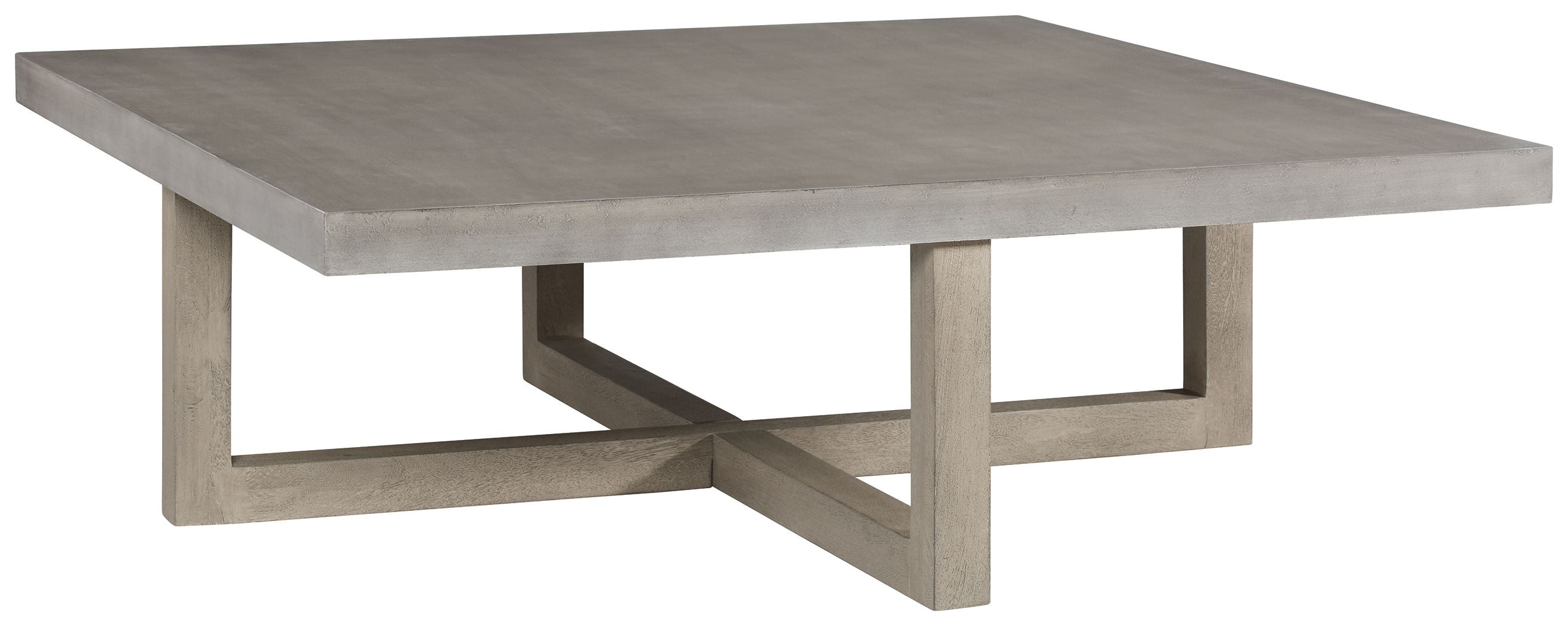 Signature Design by Ashley® Lockthorne - Gray - Square Cocktail Table | Meri Furniture
