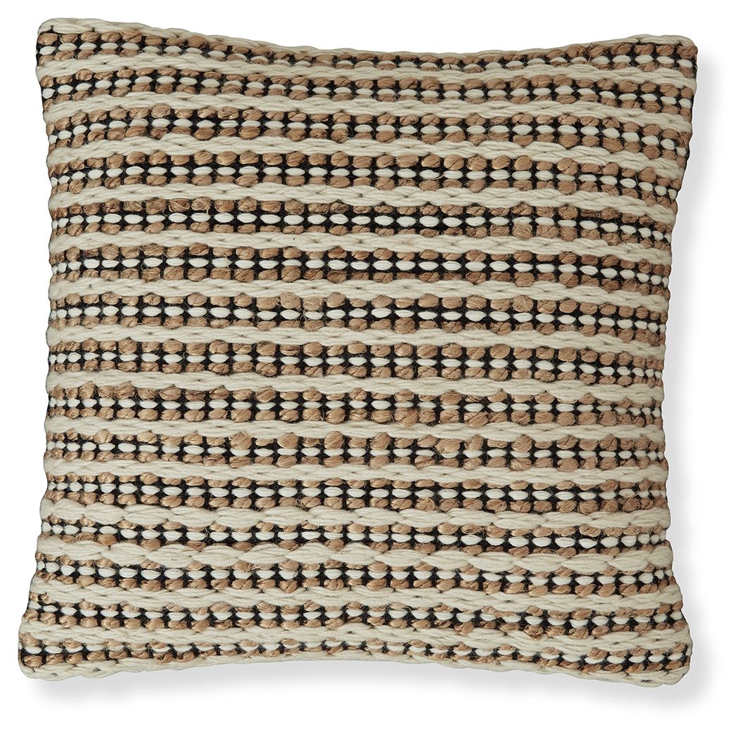 Signature Design by Ashley® Nealington - Brown / Black/white - Pillow (Set of 4) | Meri Furniture
