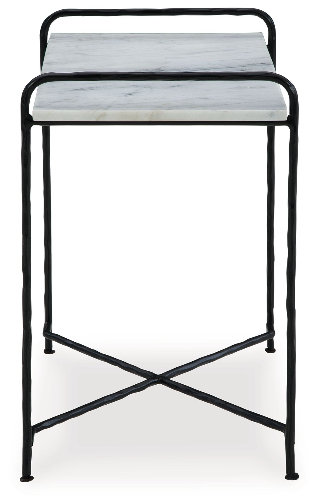 Signature Design by Ashley® Ashber - White / Black - Accent Table | Meri Furniture