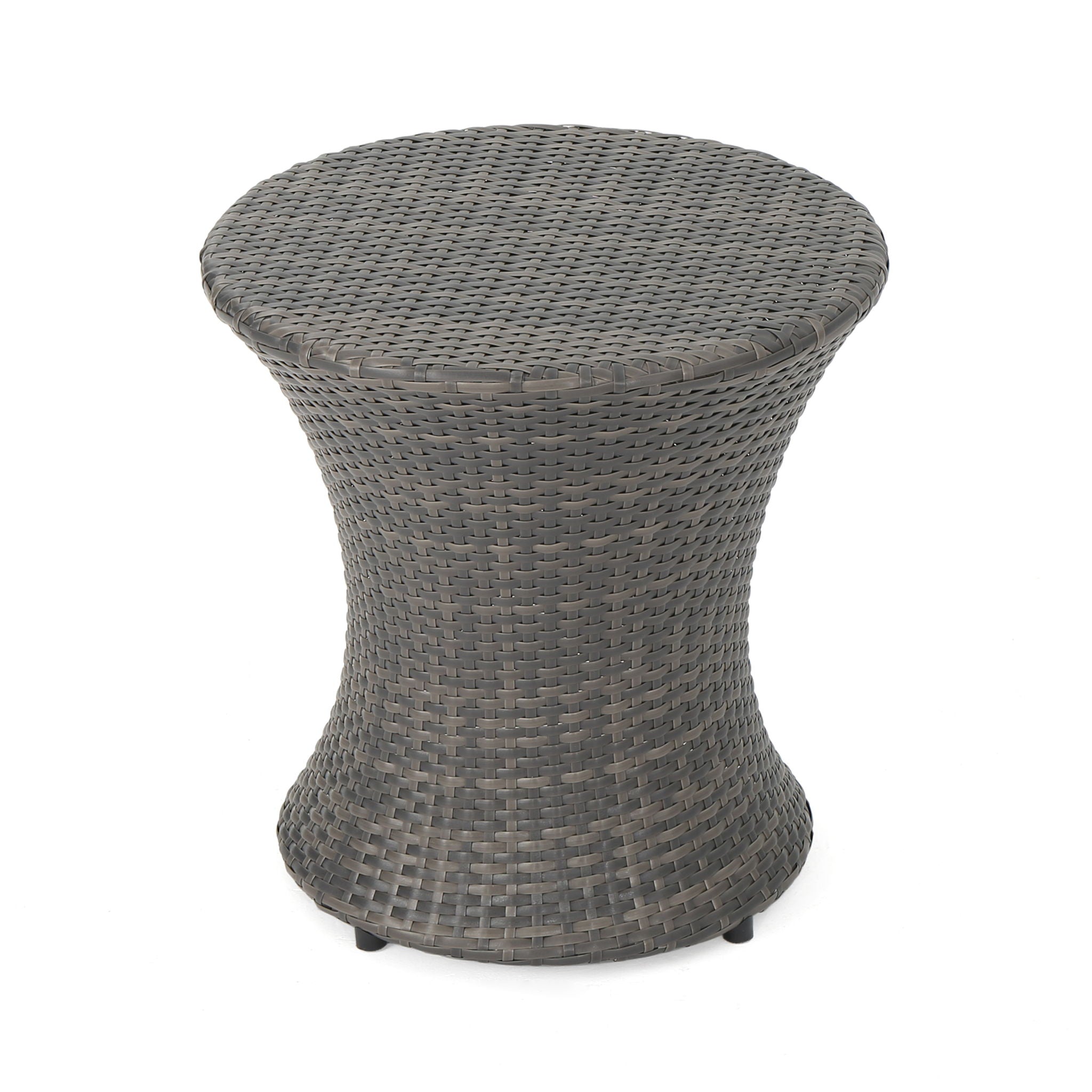 Thrive - Hourglass Rattan Table With No Glass Top