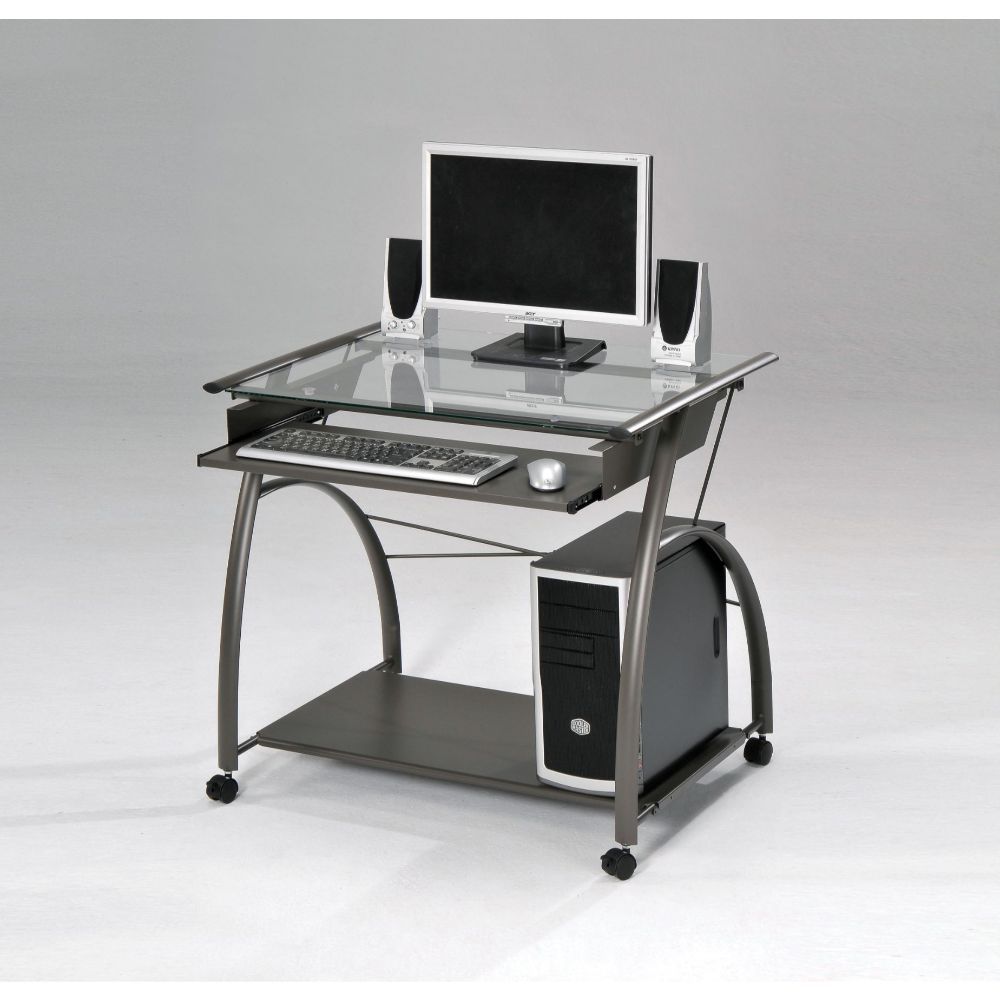 ACME Vincent - Computer Desk - Dark Gray - 32" | Meri Furniture