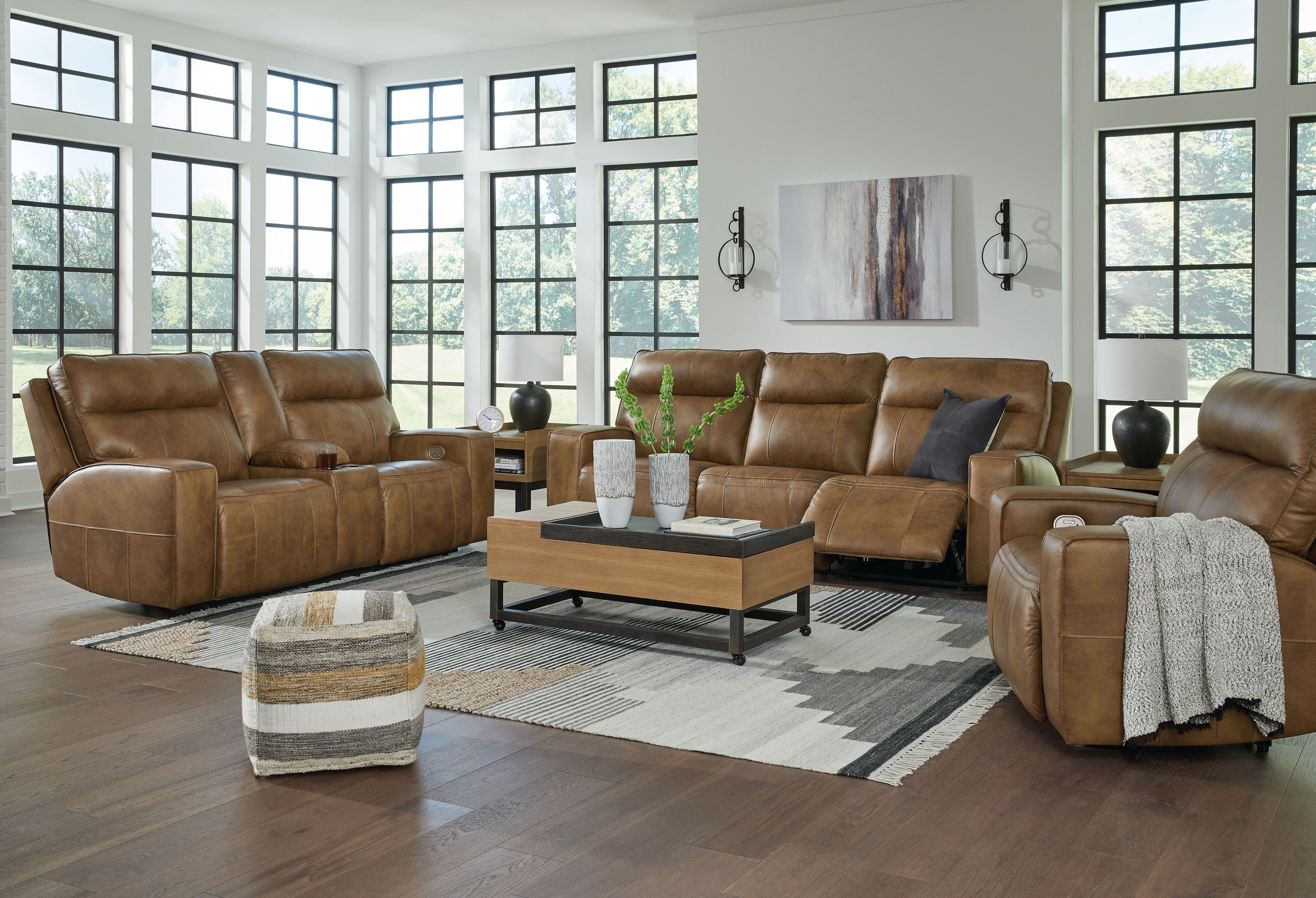 Signature Design by Ashley® Game Plan - Power Reclining Sofa, Loveseat, Recliner | Meri Furniture