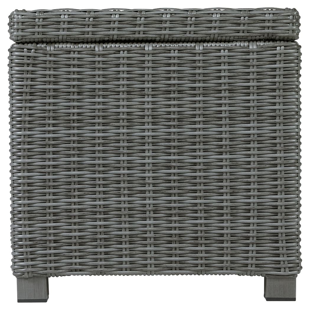 Signature Design by Ashley® Elite Park - Gray - Square End Table | Meri Furniture