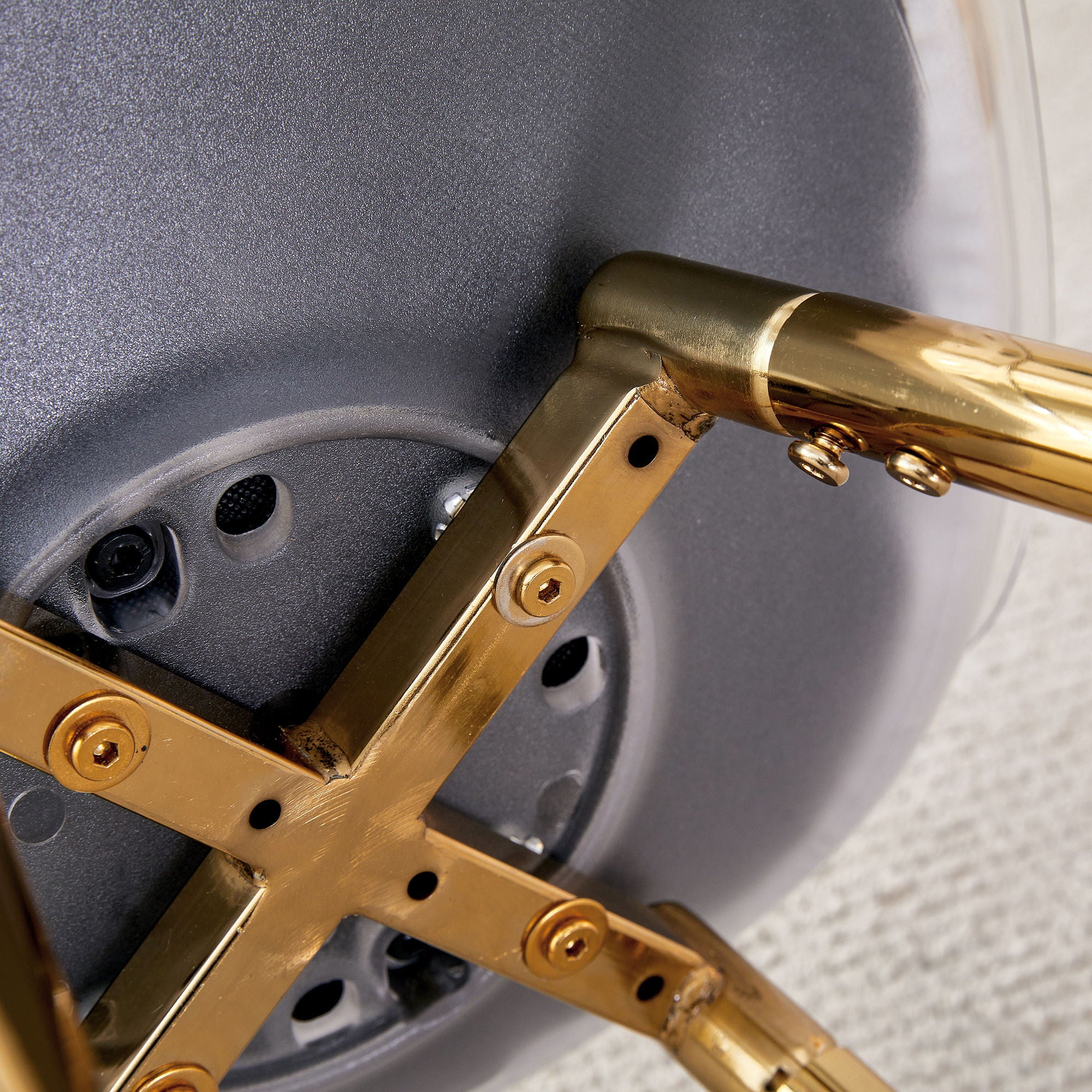 Stylish Upholstered Bar Chairs With Metal Leg