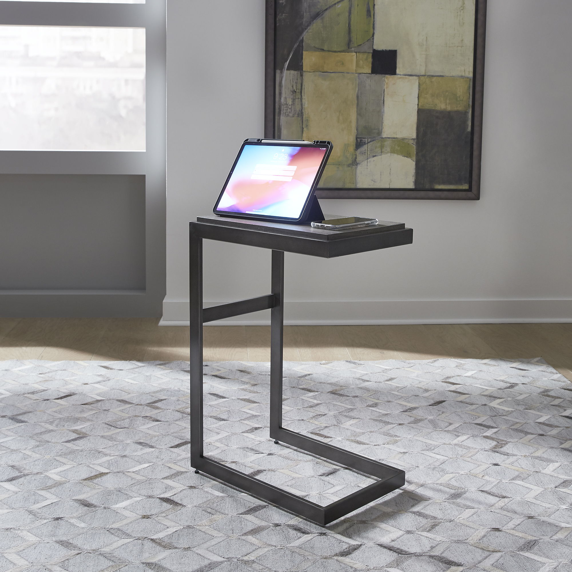 Modern View - Laptop Table - Gray