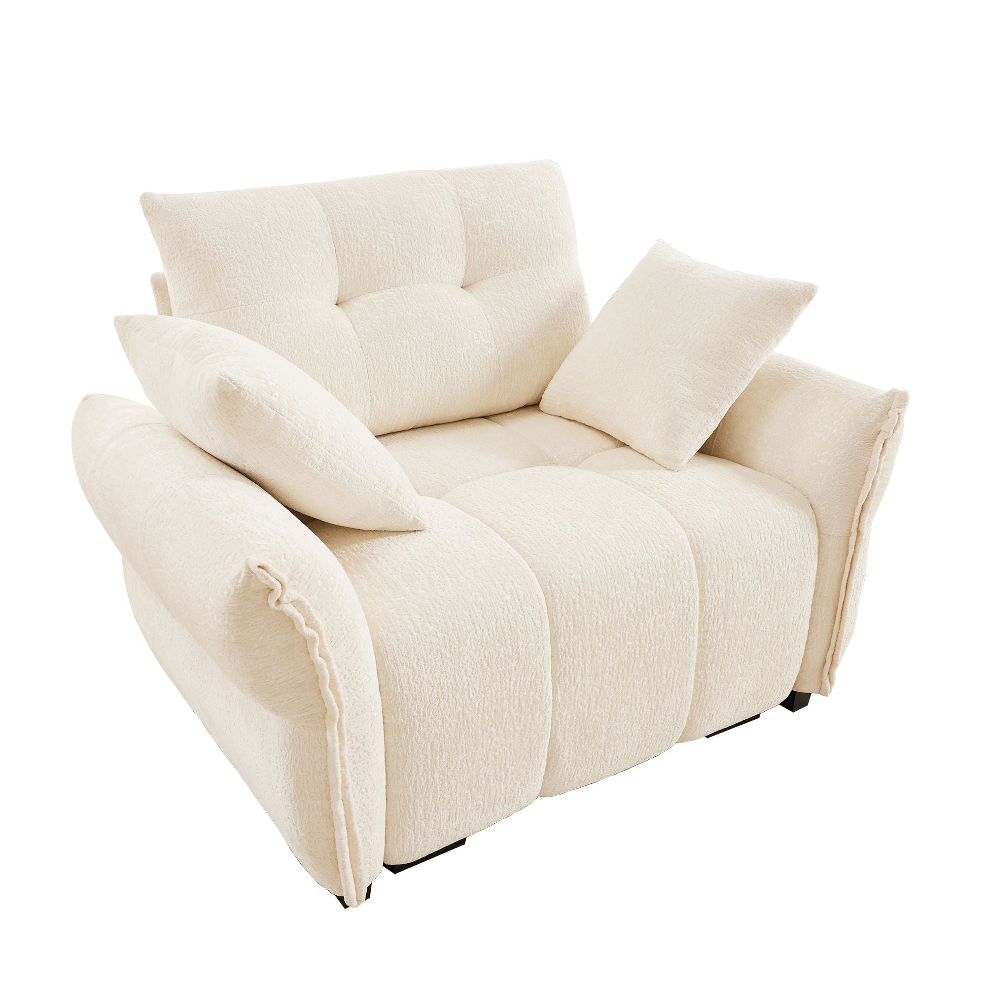 Modern Ergonomic Single Seater Sofa With High Resilience Cushions