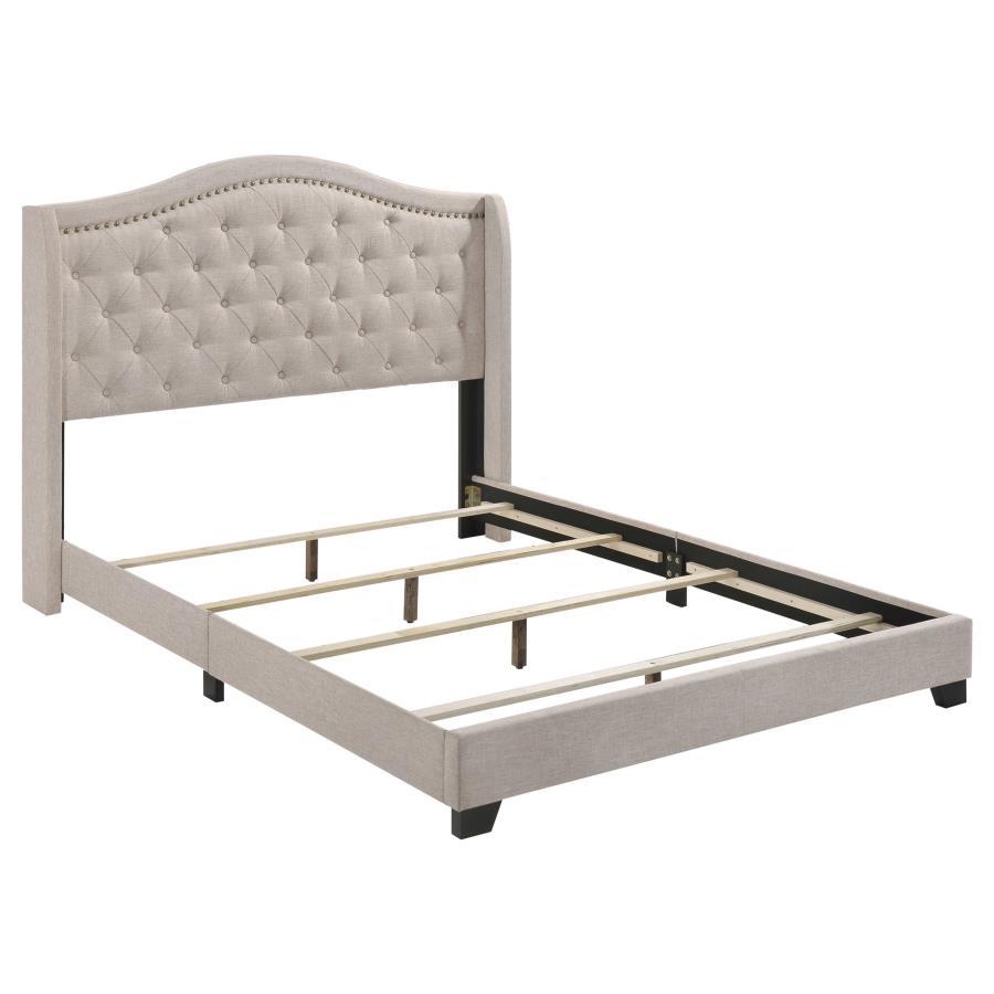 Coaster Fine Furniture Sonoma - Upholstered Wingback Bed | Meri Furniture