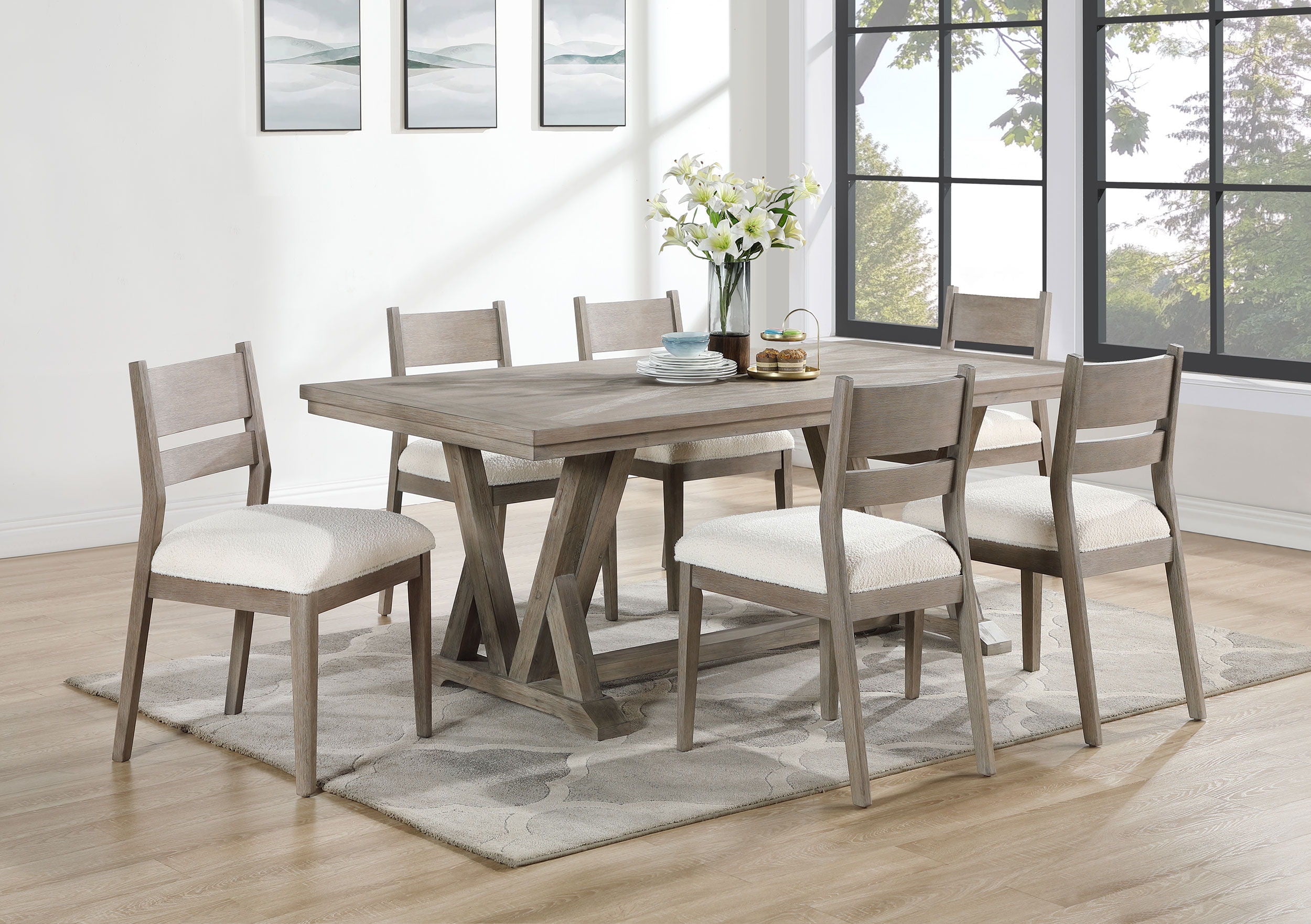 Coaster Fine Furniture Cornelia - Rectangular Dining Table Set | Meri Furniture