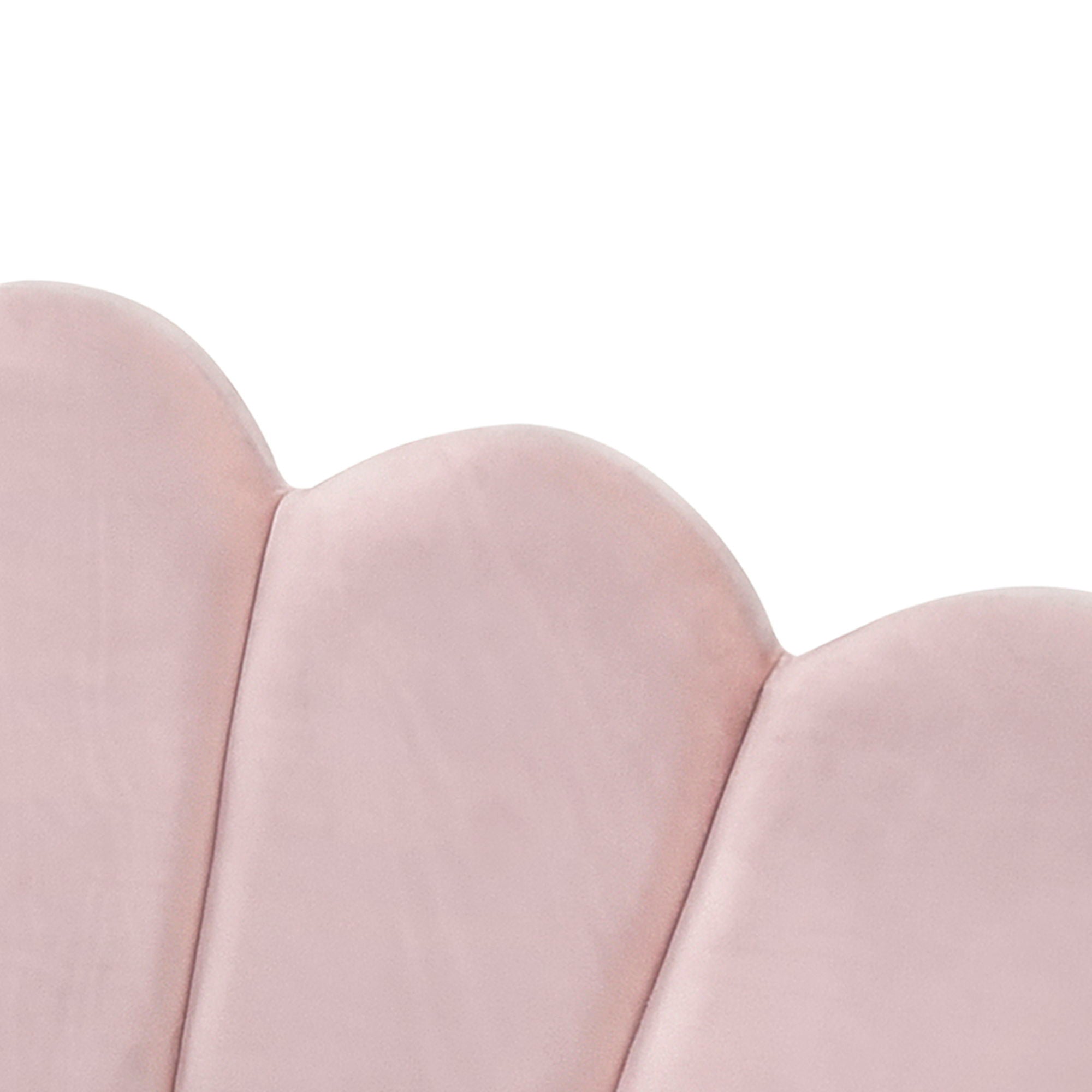 Upholstery Daybed Frame With Shell Shaped Backrest And Trundle