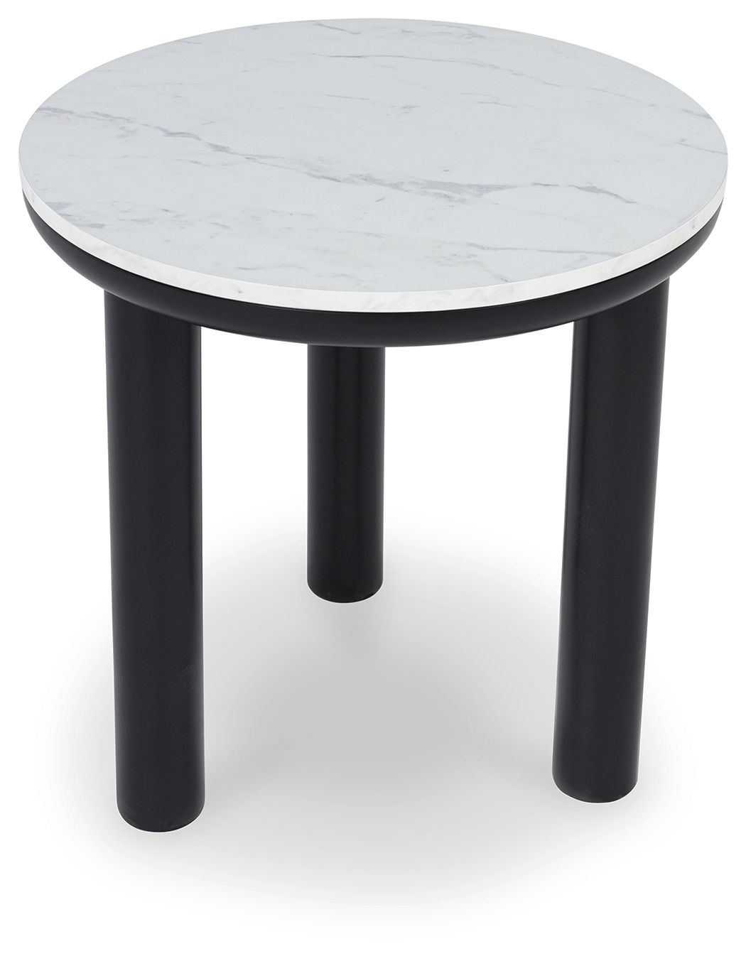 Signature Design by Ashley® Xandrum - Black / White - Occasional Table Set (Set of 3) | Meri Furniture