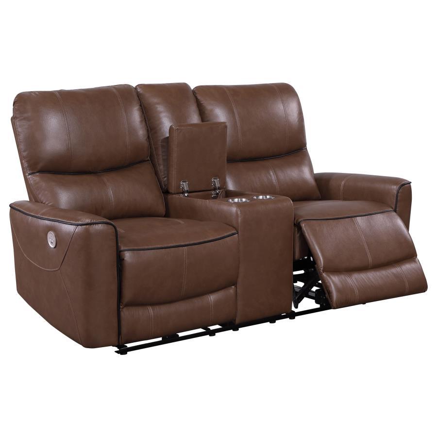 Coaster Fine Furniture Greenfield - Upholstered Power Reclining Loveseat | Meri Furniture