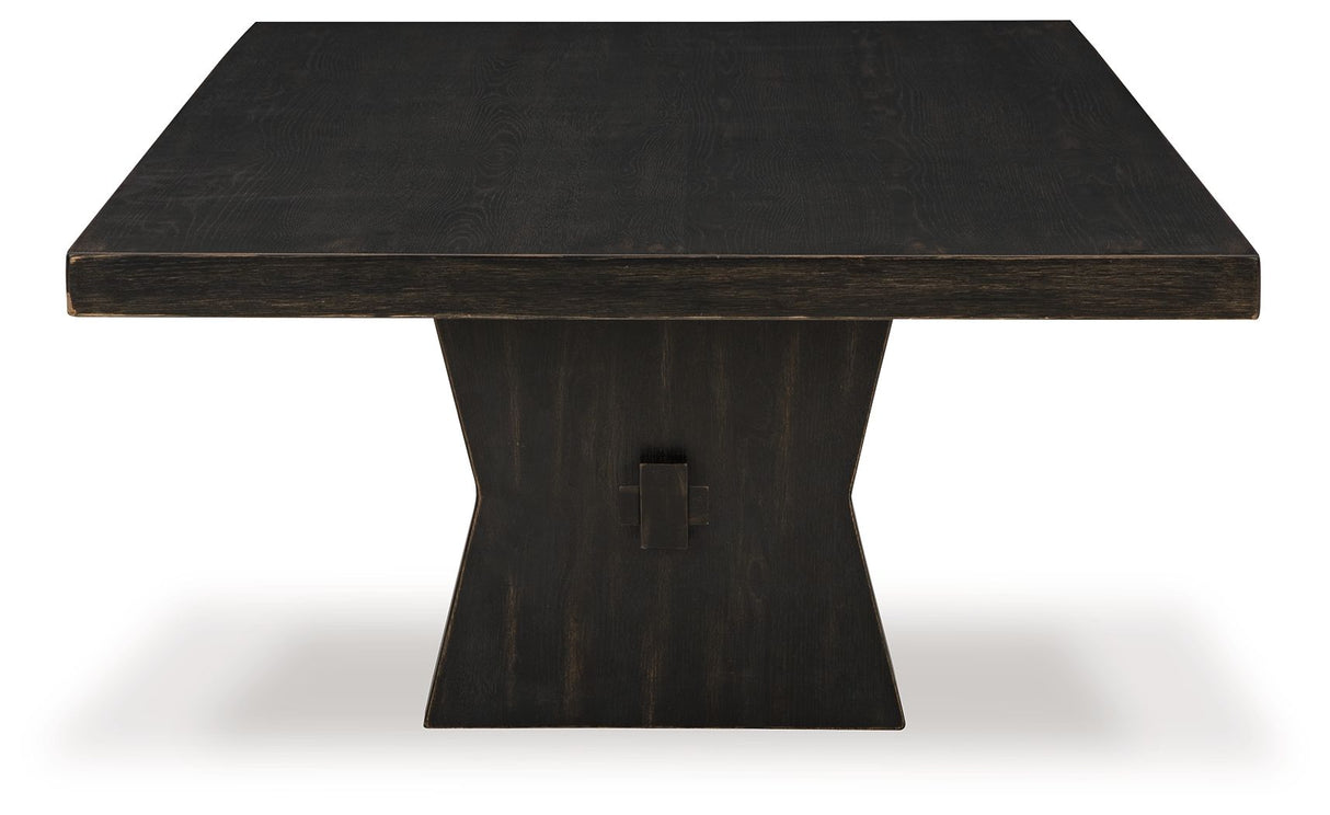 Signature Design by Ashley® Galliden - Black - Rectangular Cocktail Table | Meri Furniture