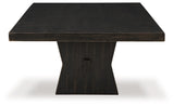 Signature Design by Ashley® Galliden - Black - Rectangular Cocktail Table | Meri Furniture