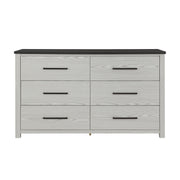 Avery - Dresser, Spacious Drawers, Block Feet - Beige