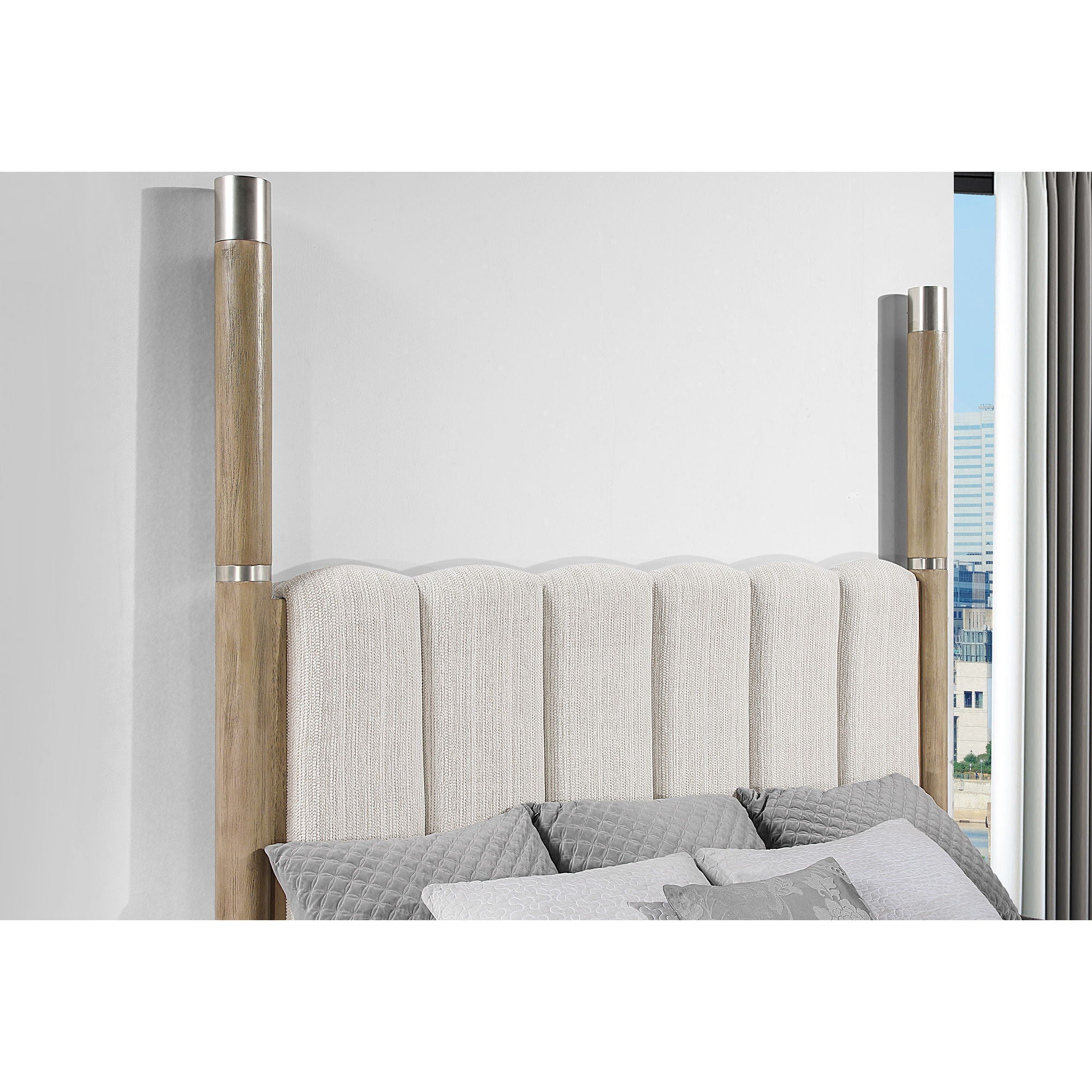Sarai - Bed With Plush Upholstered Headboard