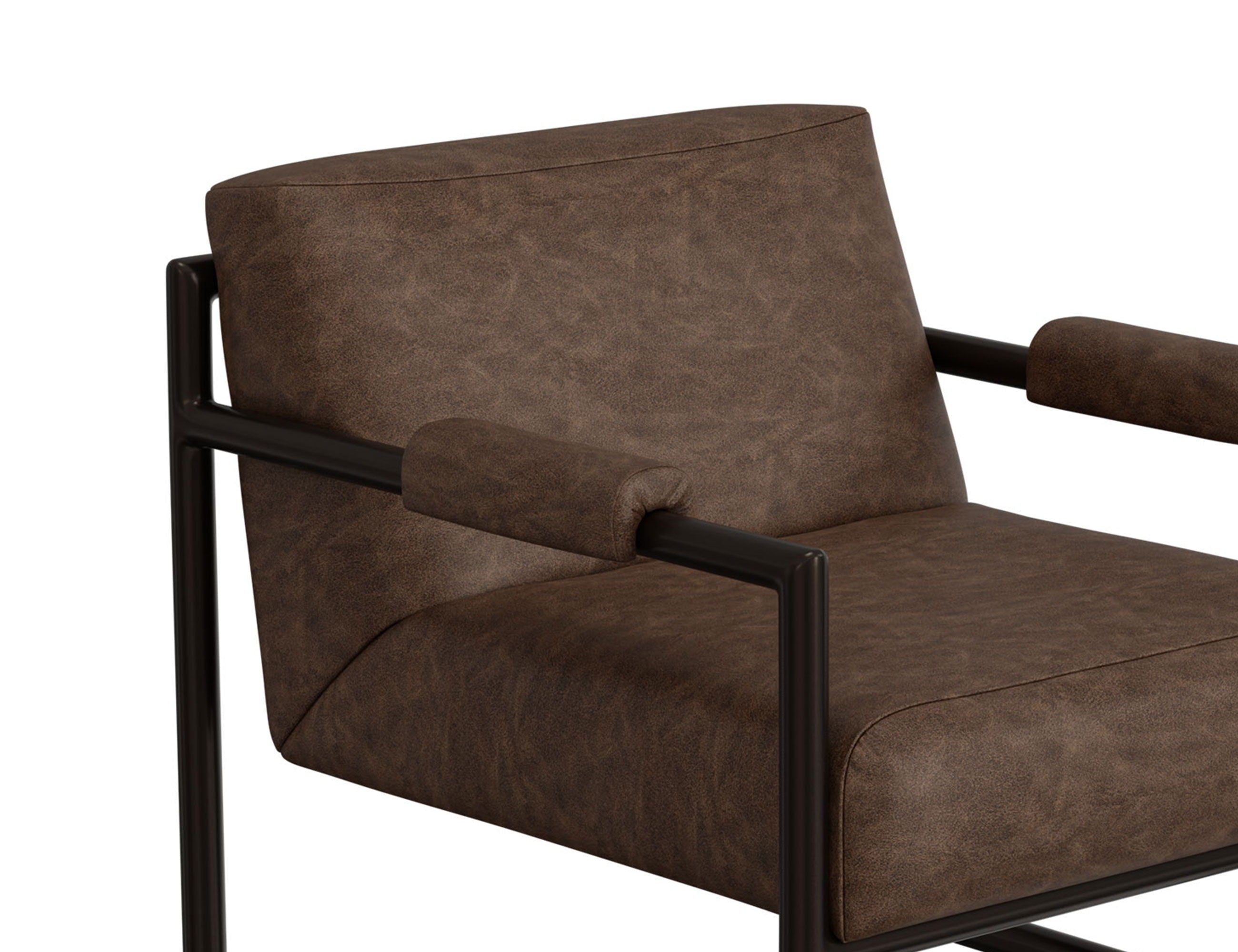 International Furniture Direct Galena - Armchair - Dark Brown | Meri Furniture