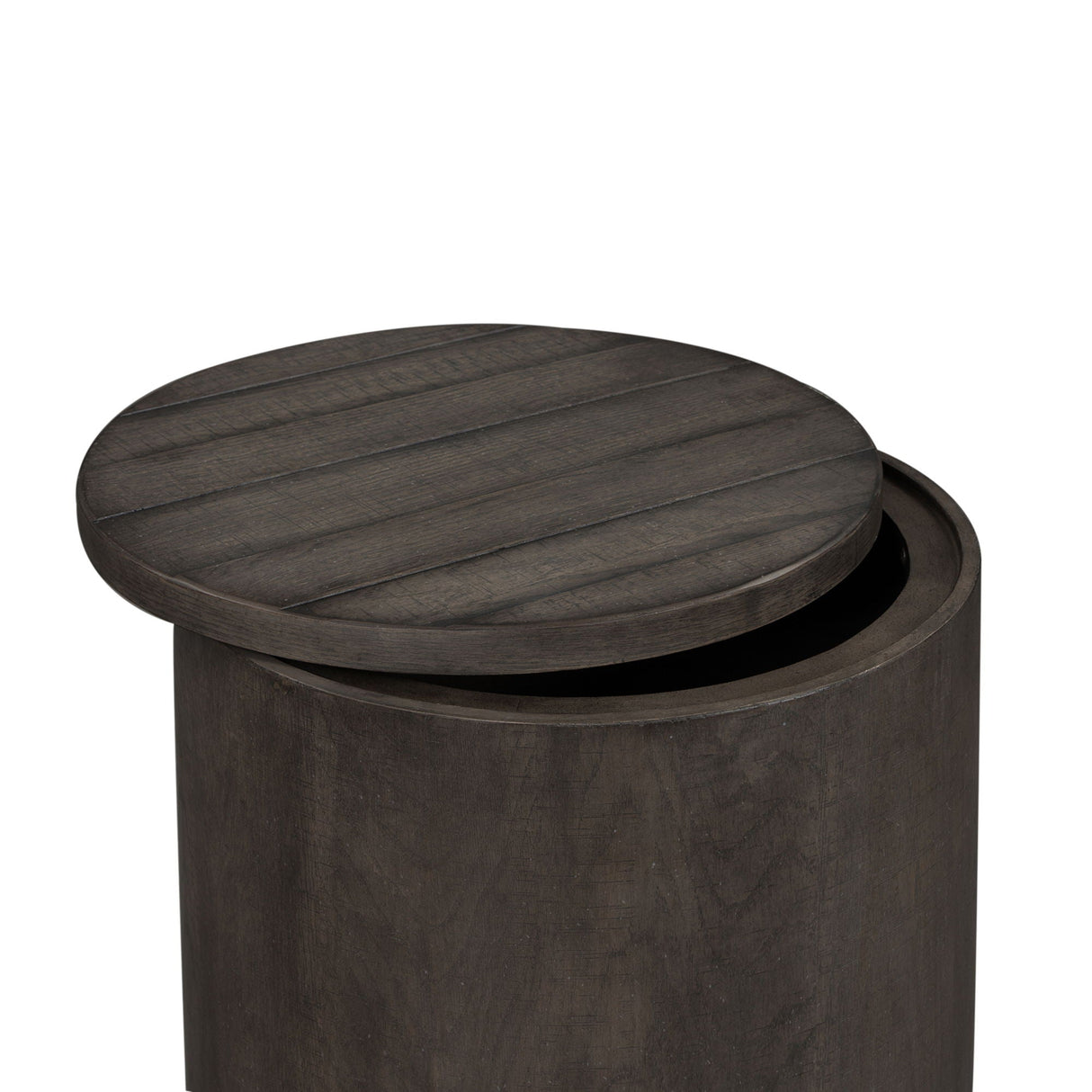 Liberty Furniture Modern Farmhouse - Drum End Table | Meri Furniture
