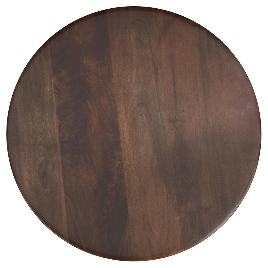 Coaster Fine Furniture Dale - Round Solid Mango Wood Table | Meri Furniture