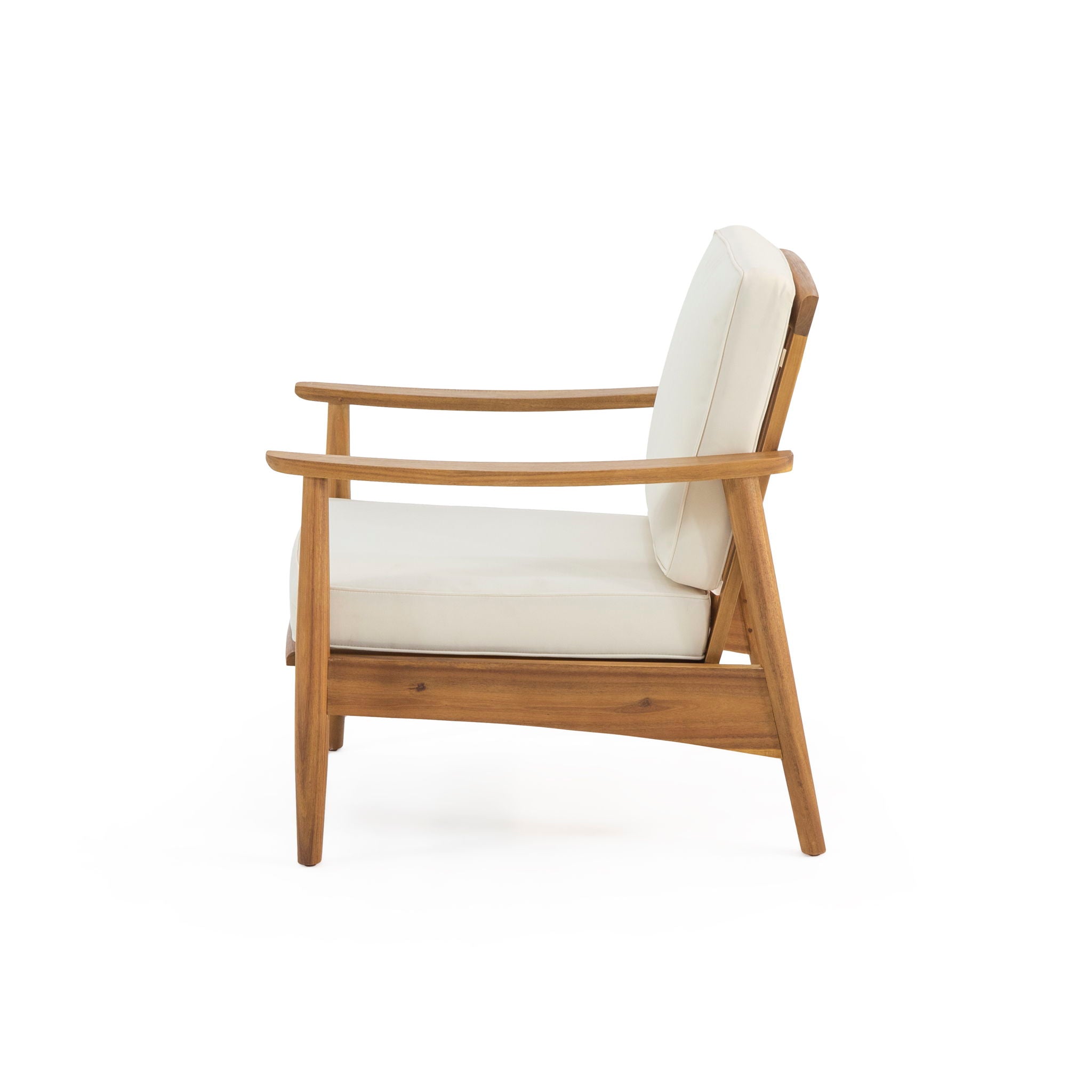Emmry - Outdoor Acacia Wood Club Chair