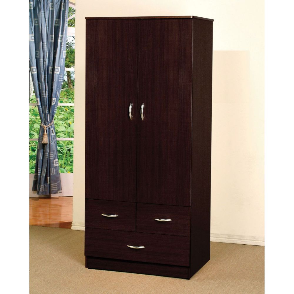 ACME Yorktown - Wardrobe - Dark Brown - 32" | Meri Furniture