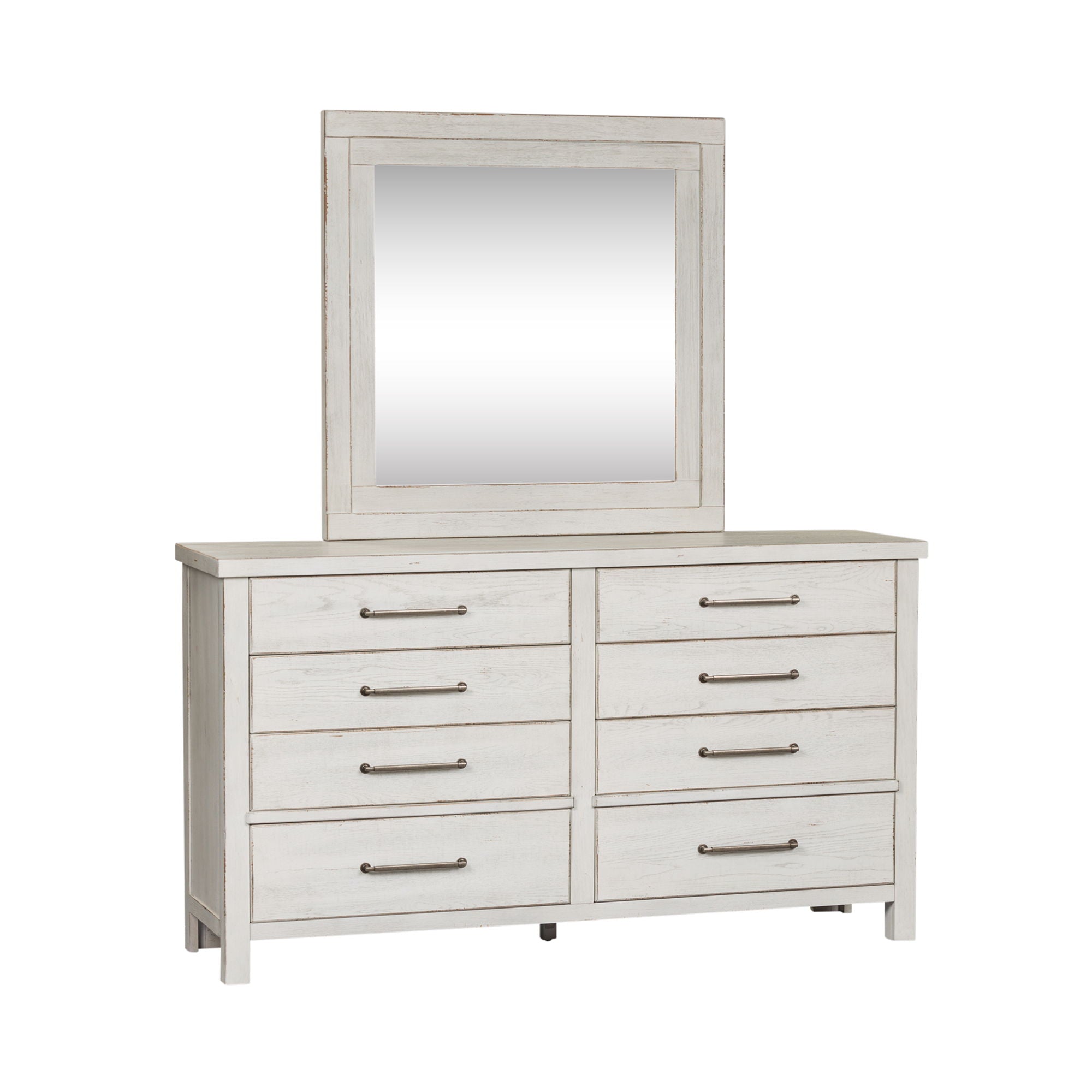 Liberty Furniture Modern Farmhouse - Dresser & Mirror | Meri Furniture